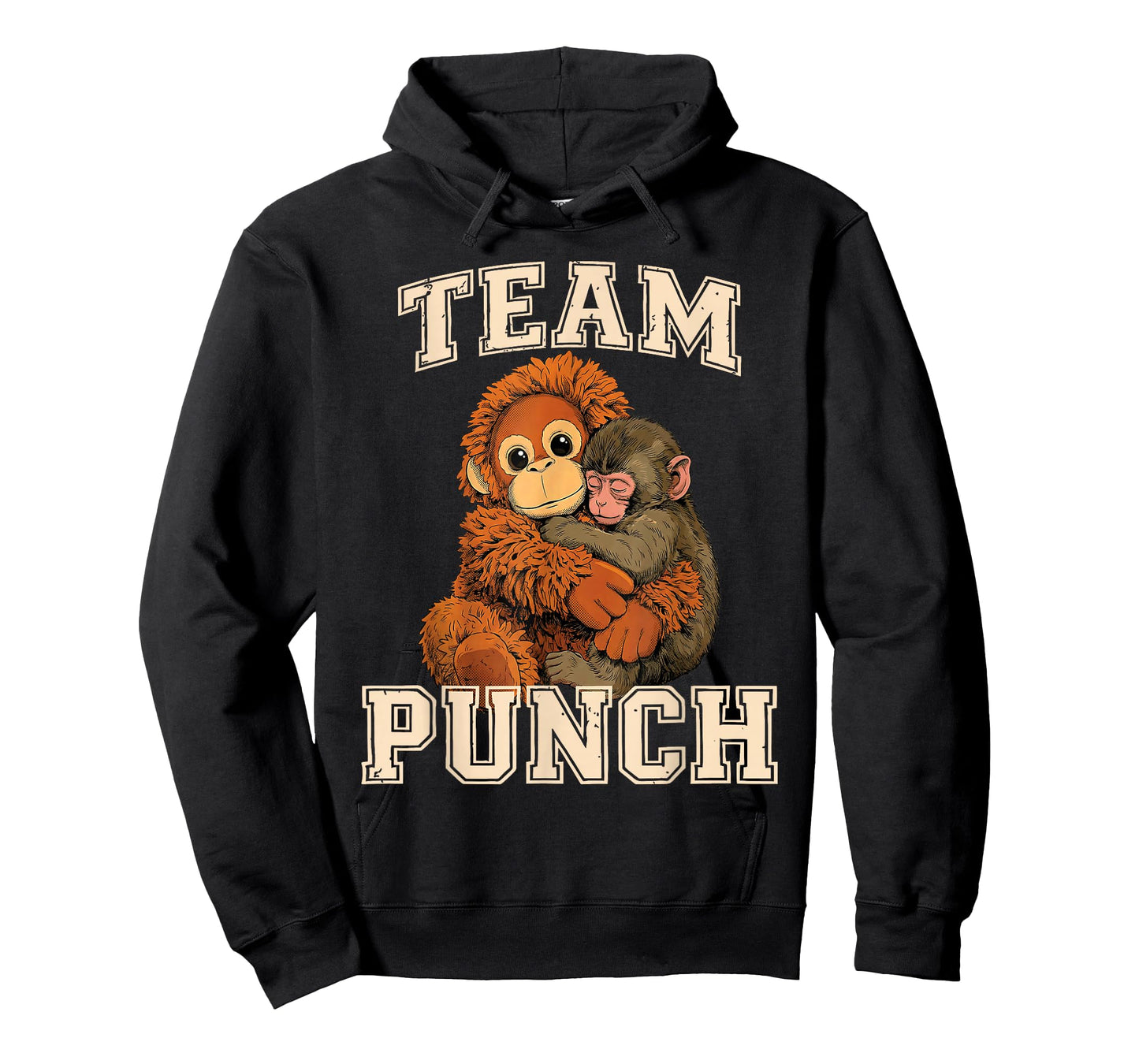 Baby Monkey Punch Team Punch Mama Monkey Hug Cute T-Shirt