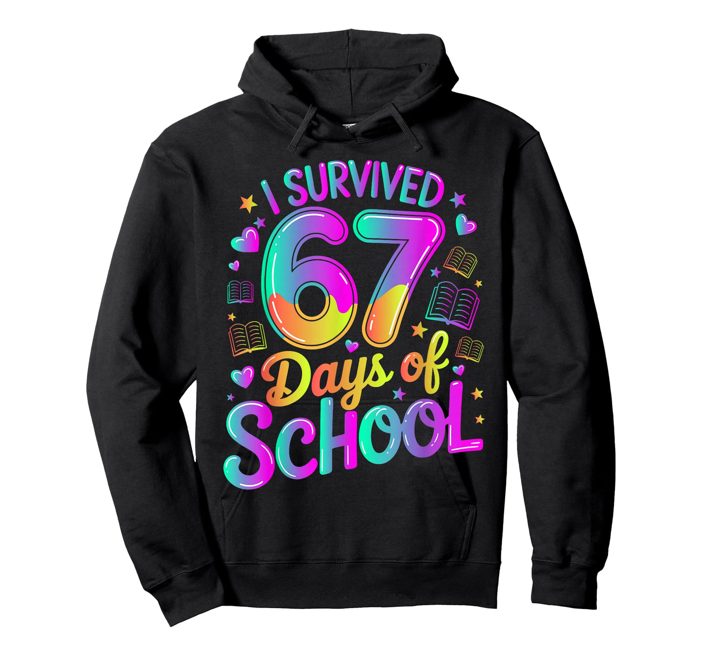 I Survived 67 Days of School Funny Meme Teacher Student T-Shirt