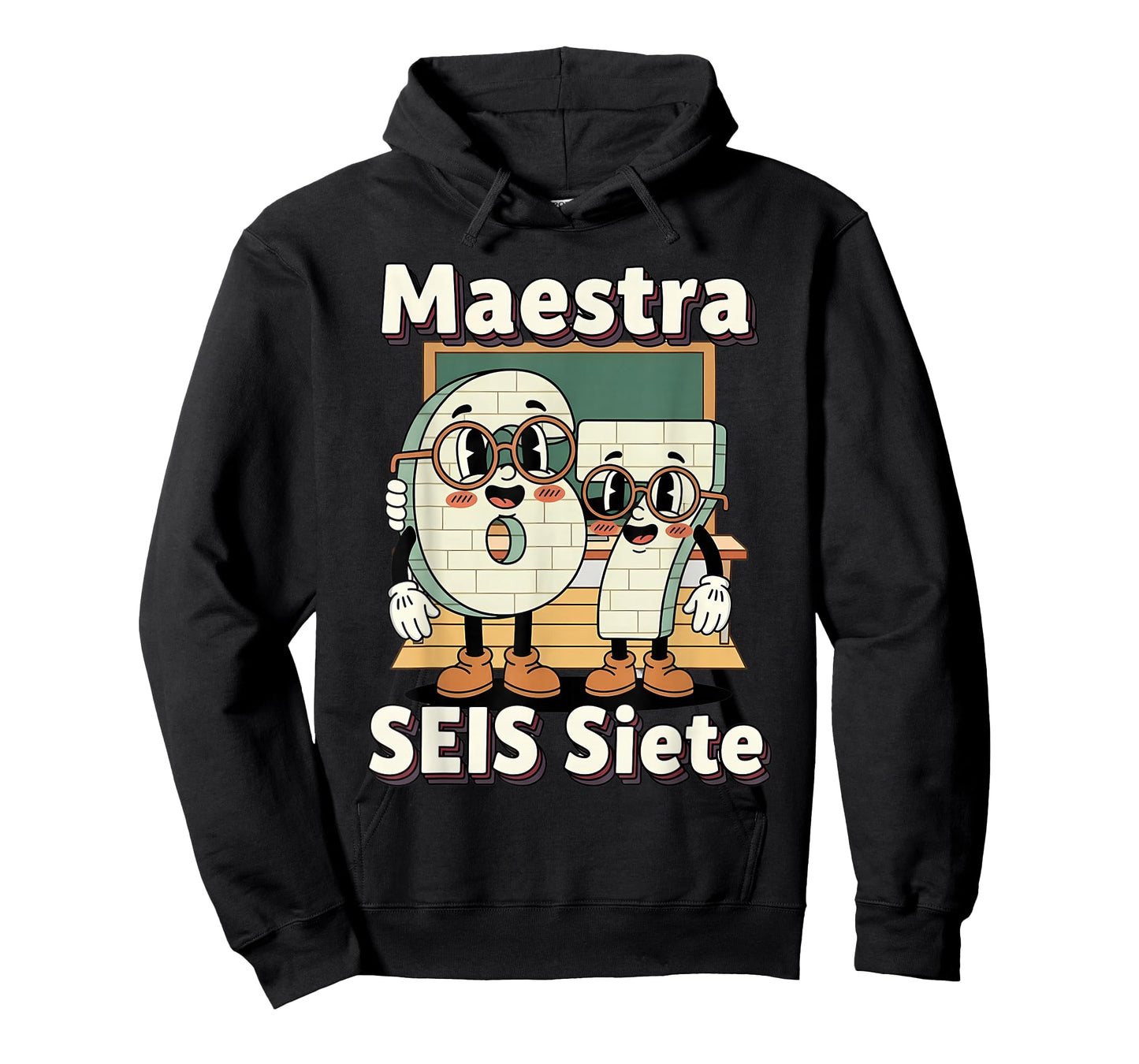 Maestra 67 Six Seven Spanish Teachers Students SEIS Siete T-Shirt