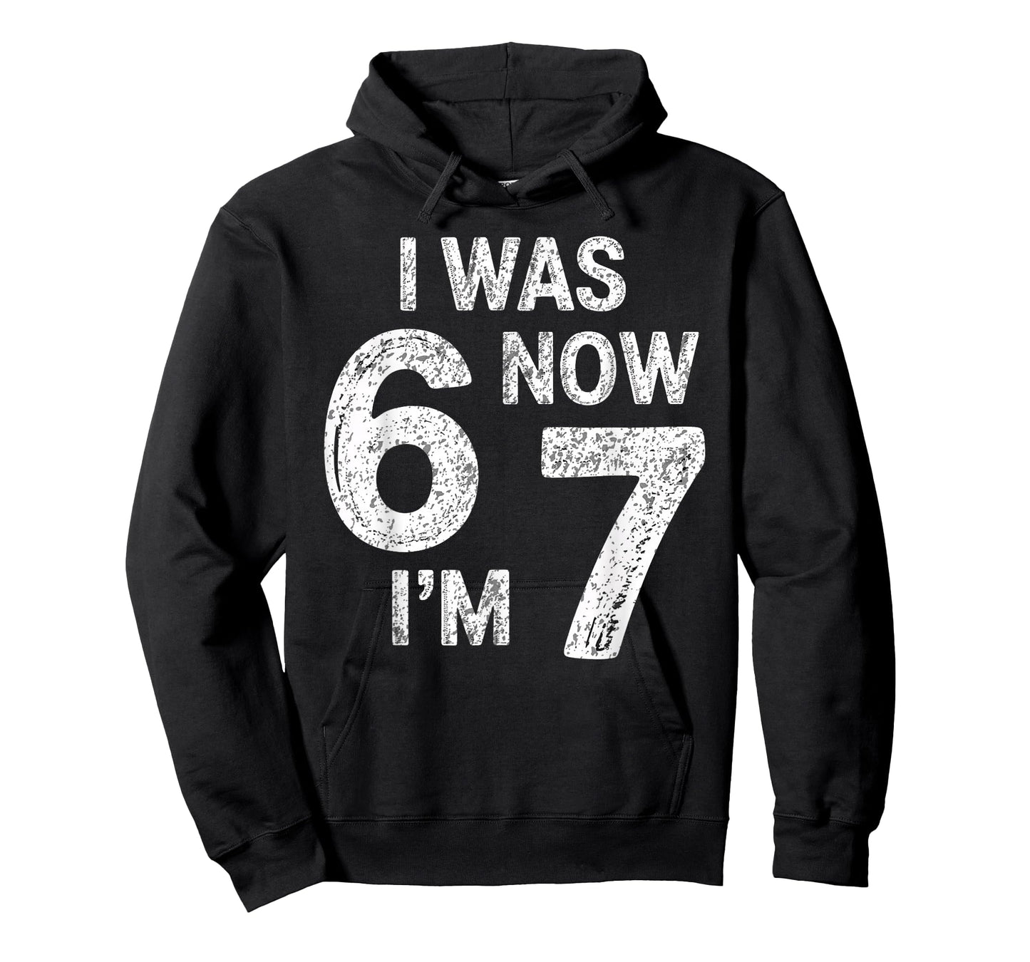 Vintage 7 Year Old Birthday I was 6 Now I'm 7 67 Funny Alpha T-Shirt