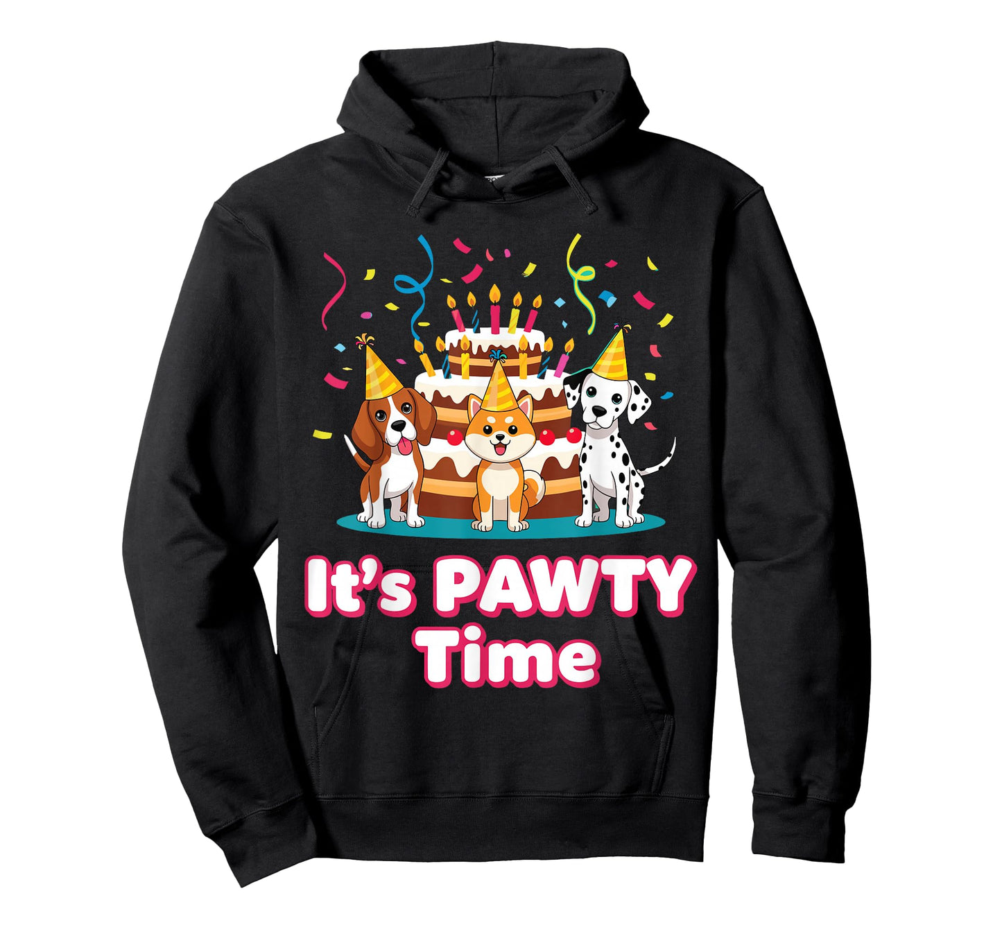 Happy Birthday Dog Shirt for Pet Lovers, Fun It's Pawty Time T-Shirt