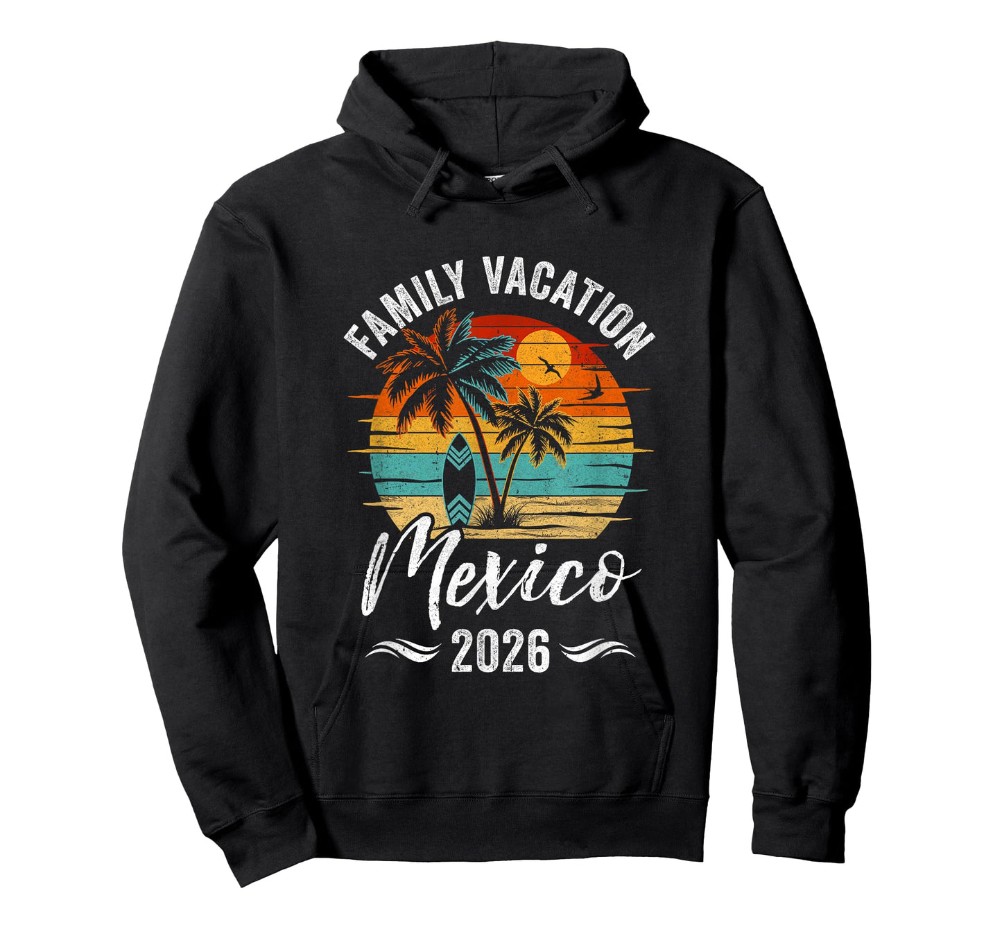 Family Vacation 2026 Vintage Mexico Summer Matching Trip T-Shirt