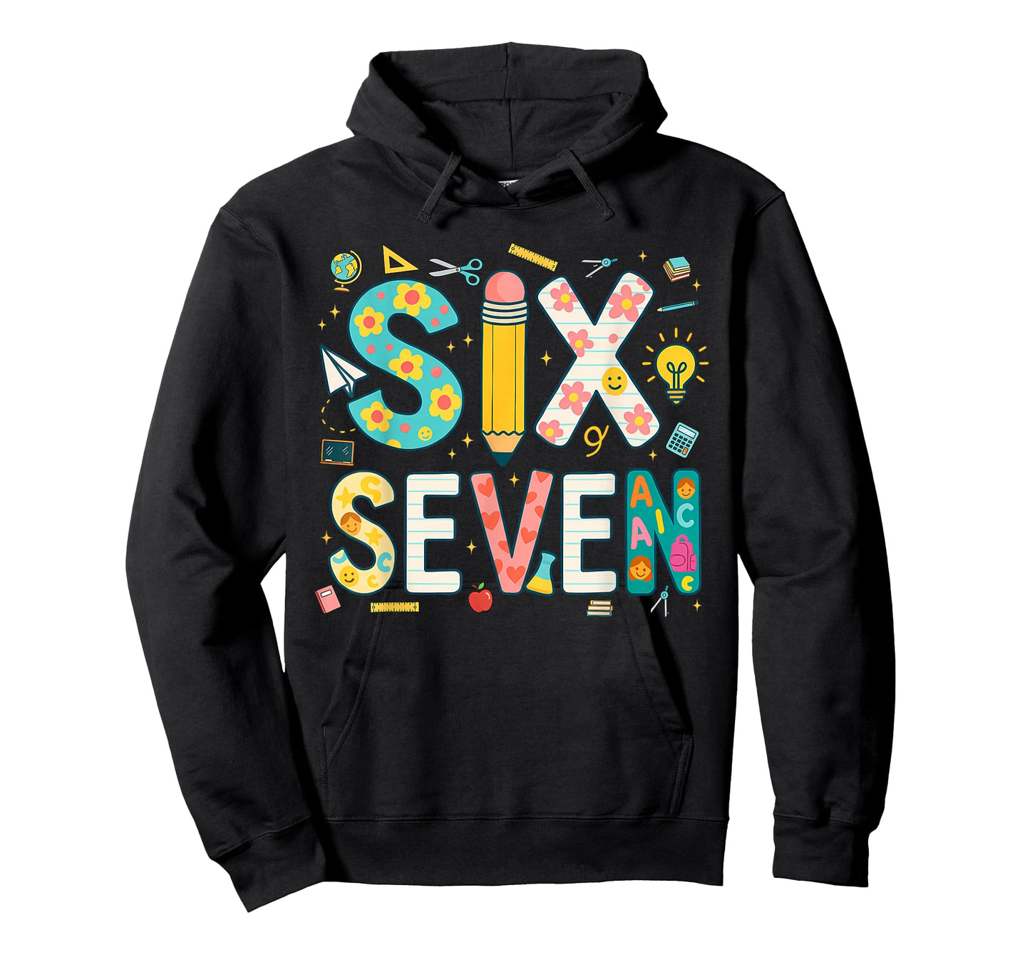 Funny Six Seven 6 7 Meme Teacher Design for Men Women Girls T-Shirt