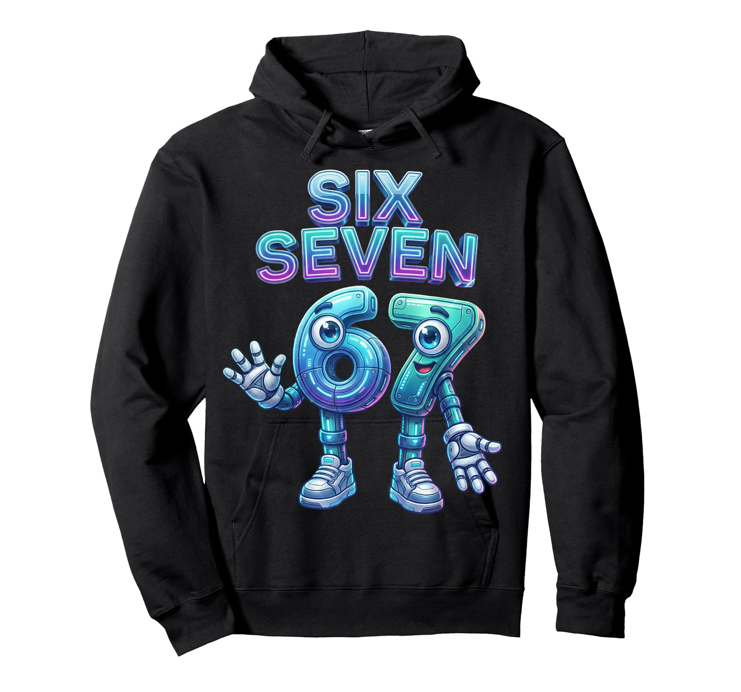 67 Six Seven 6-7 Meme Funny Brainrot 6 7 Boys Teens Kids 67 T-Shirt