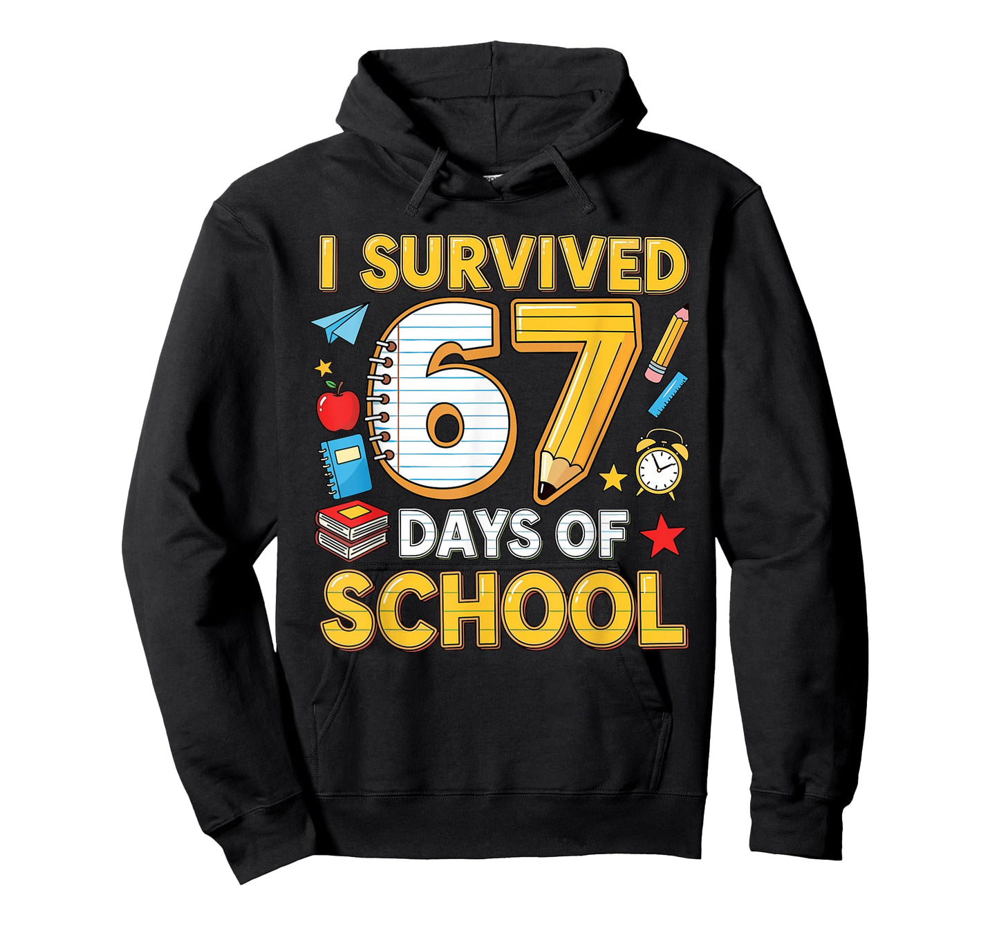 I Survived 67 Days of School 67 Teacher Student 6 7 Meme T-Shirt