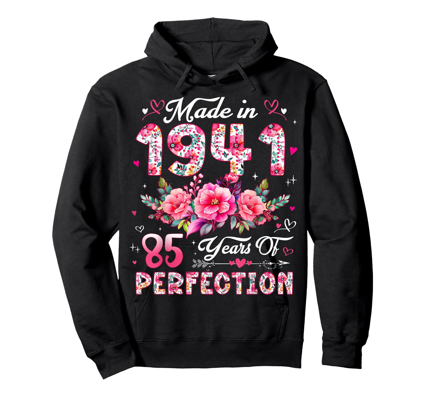 85 Year Old Made in 1941 Floral 85th Birthday Women T-Shirt