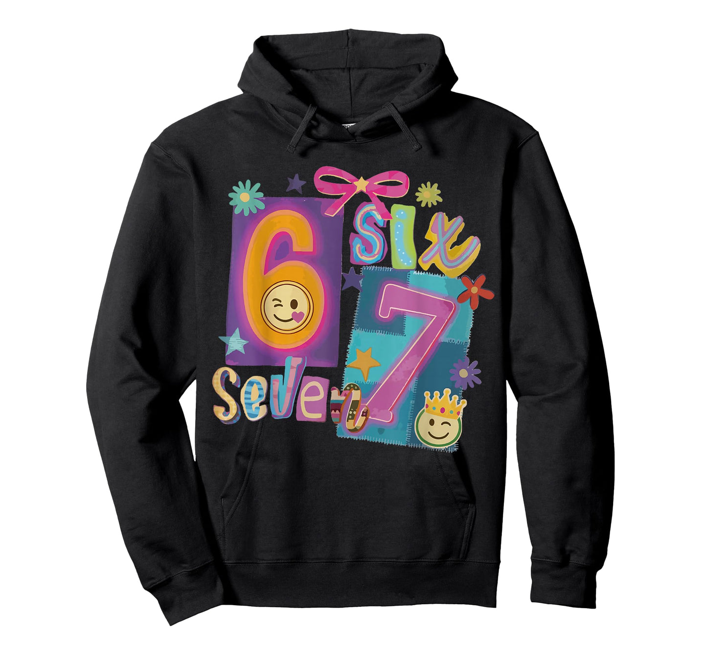 Six Seven Meme Number 67 Player Or 67th Birthday Girl Woman T-Shirt