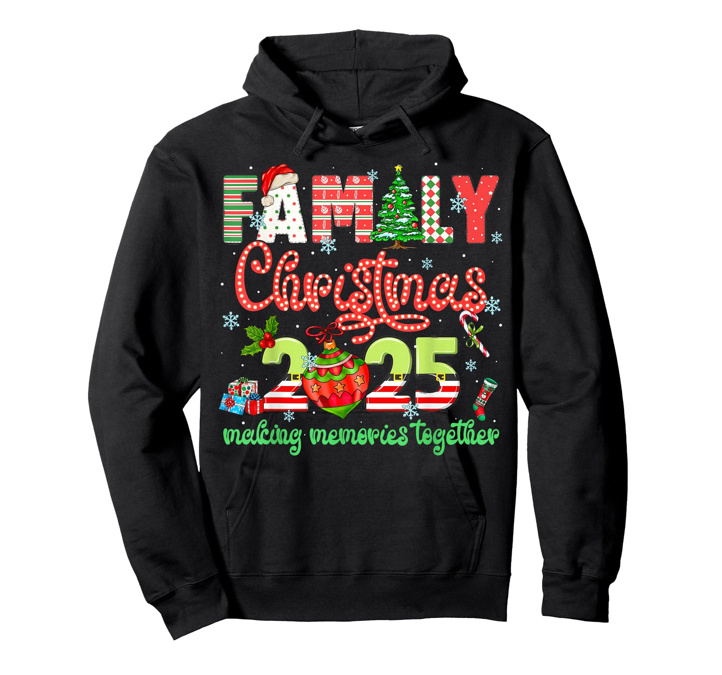 We are Family Christmas 2025 Matching Pajamas Men Women Kids T-Shirt