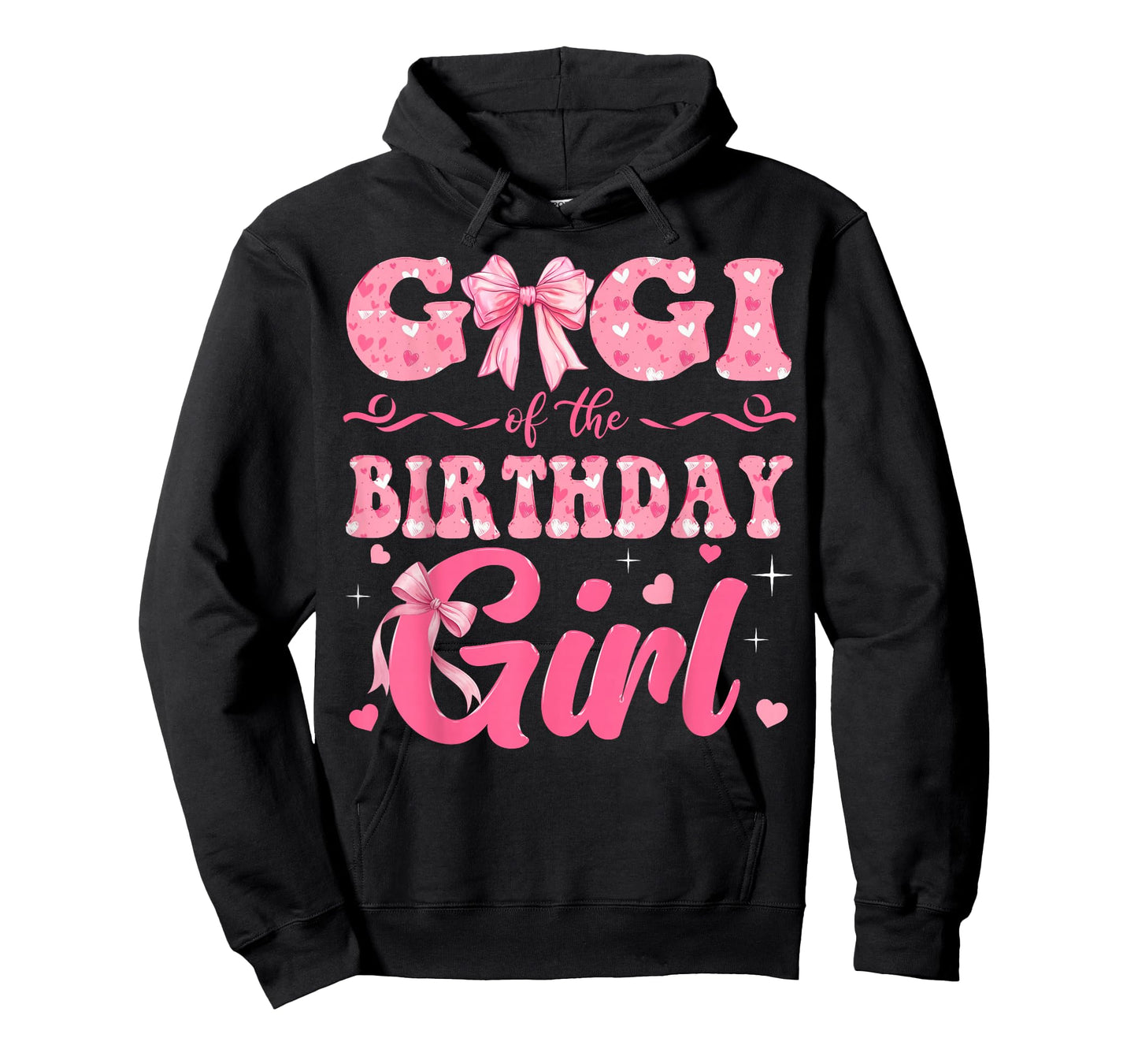 Gigi of The Birthday Girl Family Pink Coquette Bow T-Shirt