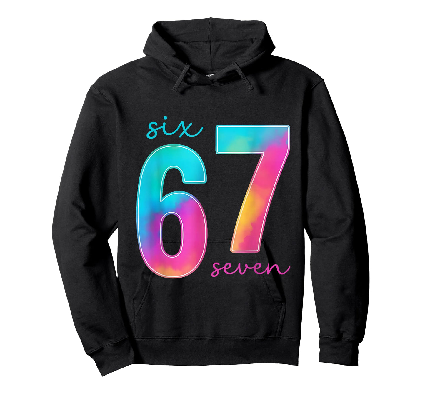 Funny Six Seven 6 7 Meme Gen Alpha Slang 67 Kids T-Shirt