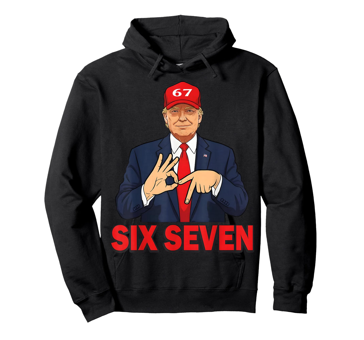 Six Seven Trump Funny Patriotic 6 7 Meme for Men Women Kids T-Shirt