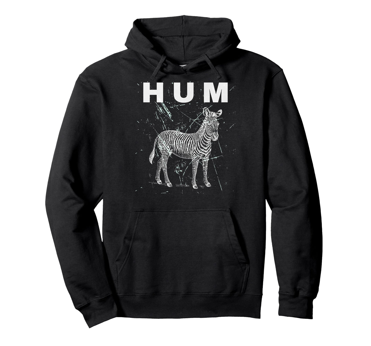 Vintage Animal Lover HUM Funny Retro Design Zebra Meme T-Shirt