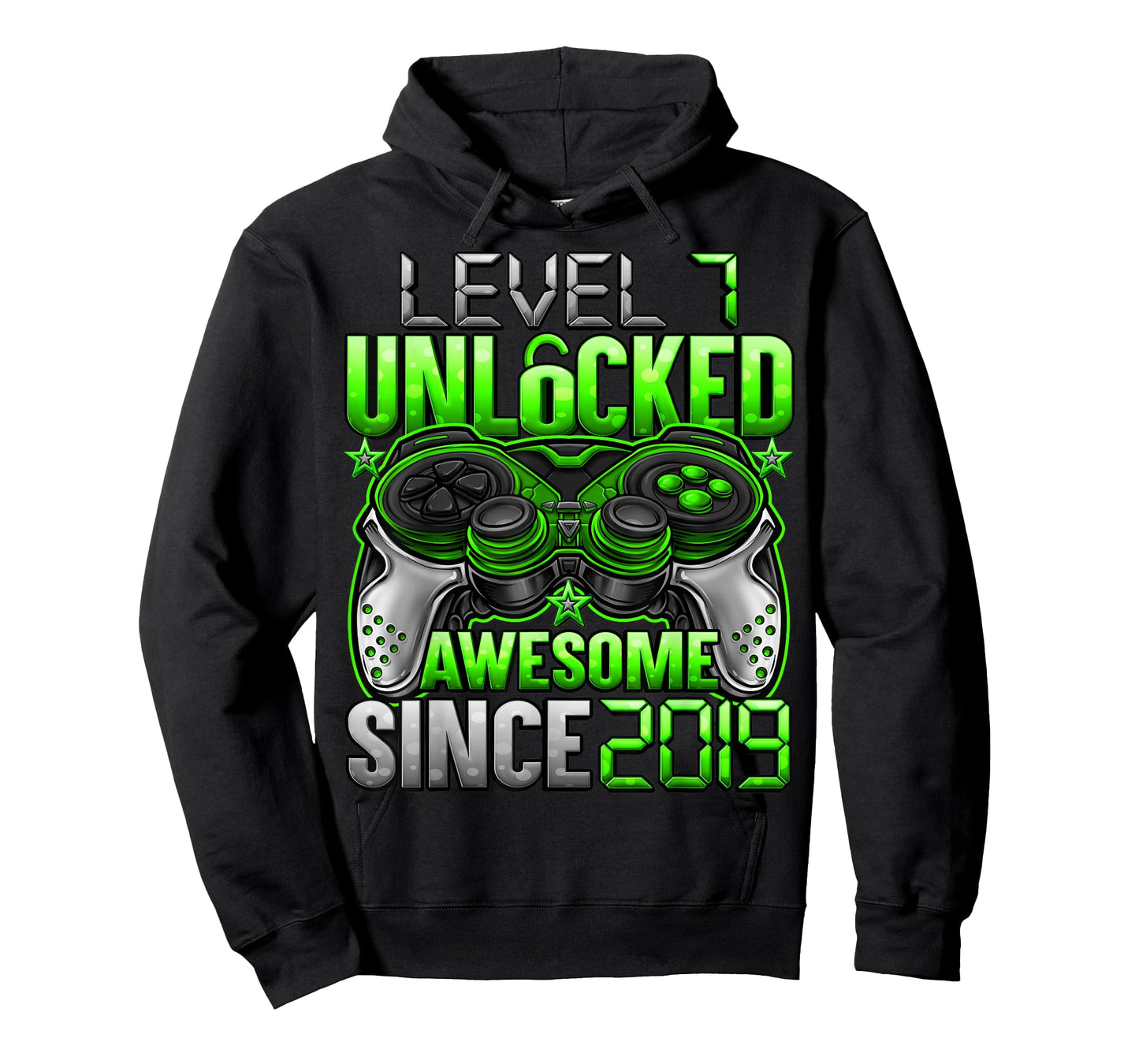 Level 7 Unlocked 7 Year Old Gifts for Boys 7th Birthday Boy T-Shirt