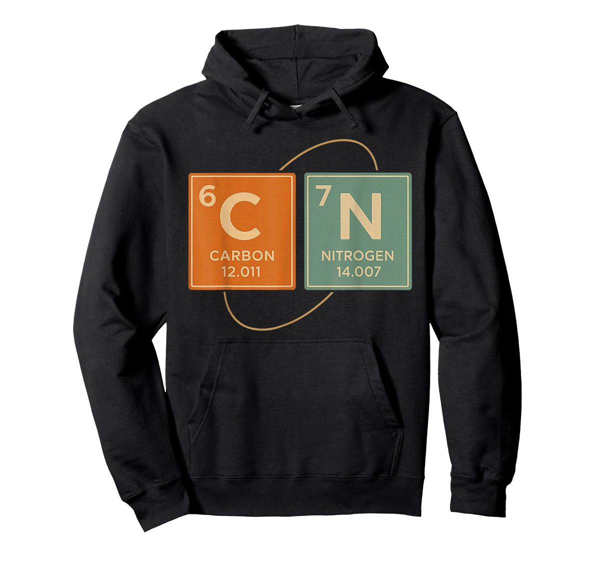 Retro Funny 6 7 Carbon Nitrogen Periodic Design T-Shirt