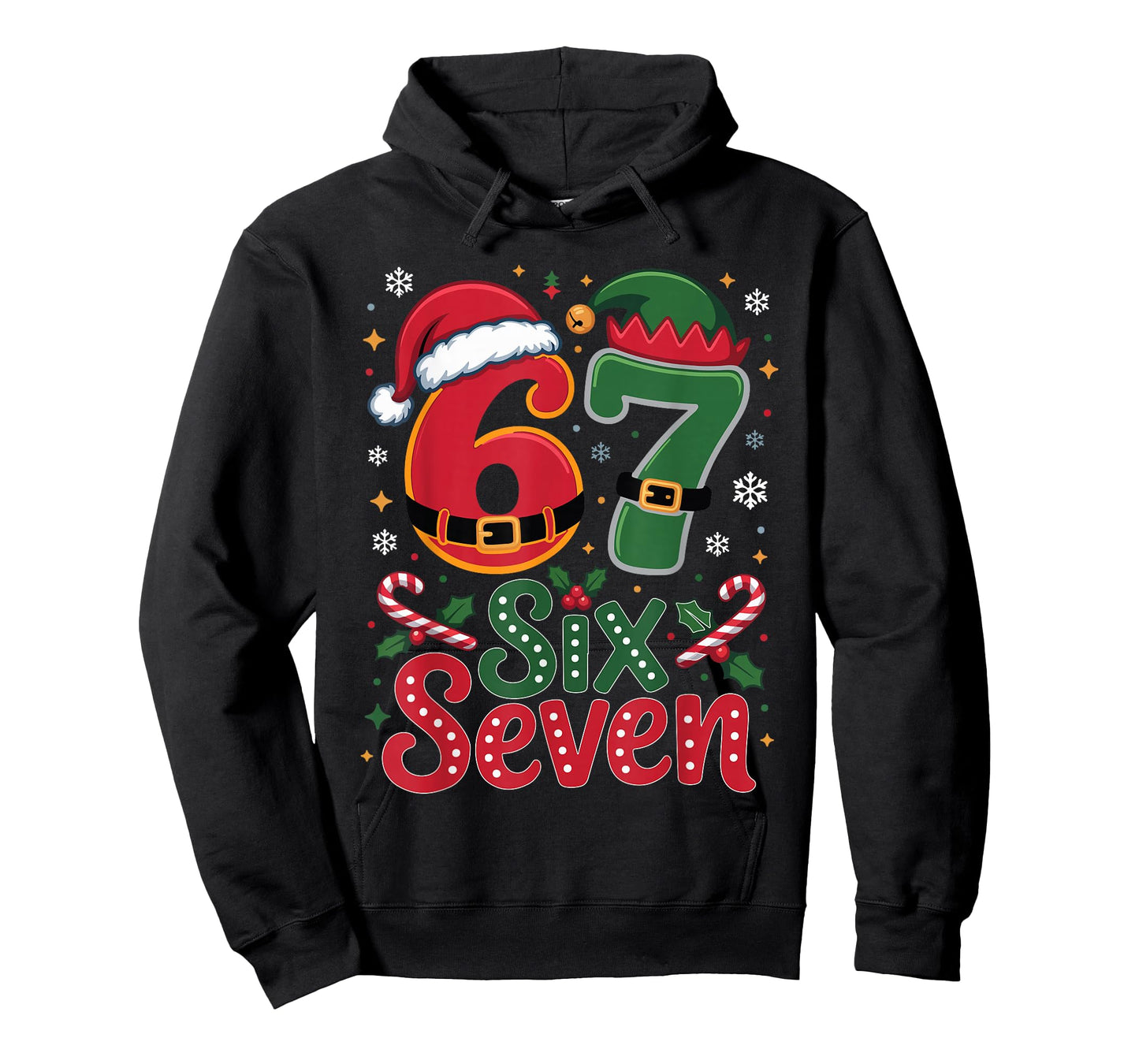 Six Seven Christmas 6 7 Christmas for Boys Men Kids T-Shirt