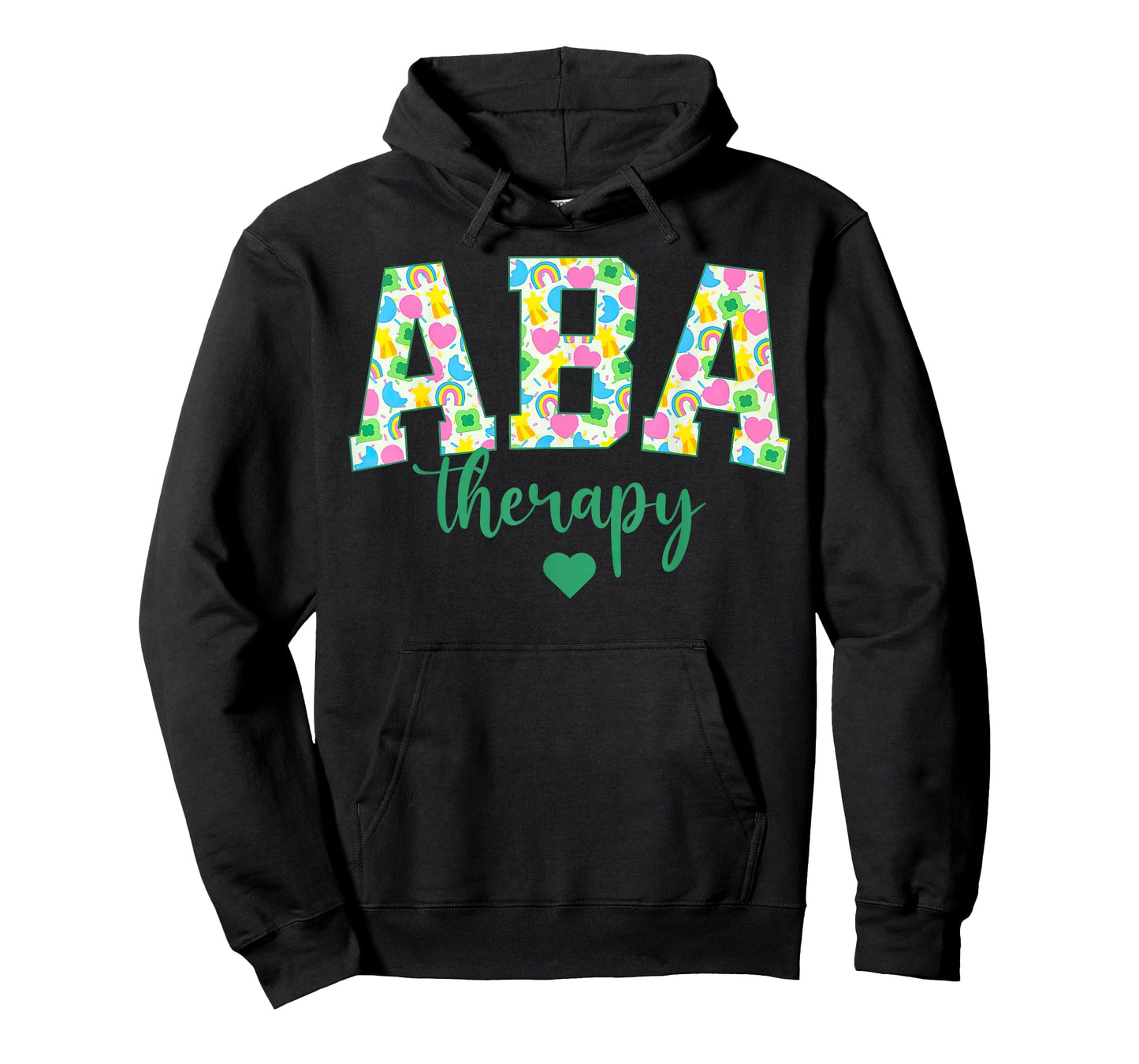 ABA Therapy Lucky Shamrock St Patrick RBT Behavior Therapist T-Shirt