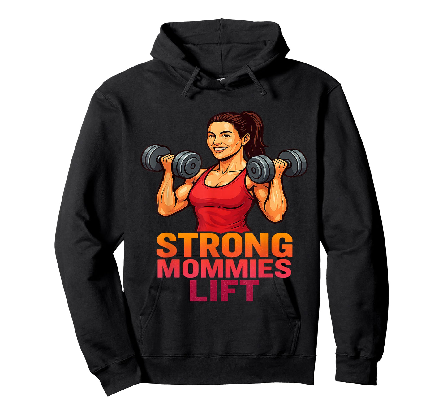 Strong Mommies Lift Fitness Powerlifting Strength Training T-Shirt