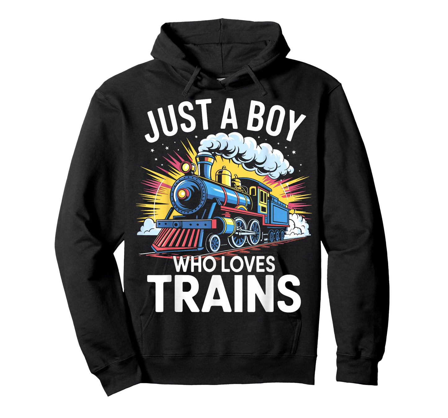 Train Lover Just A Boy Who Loves Trains T-Shirt