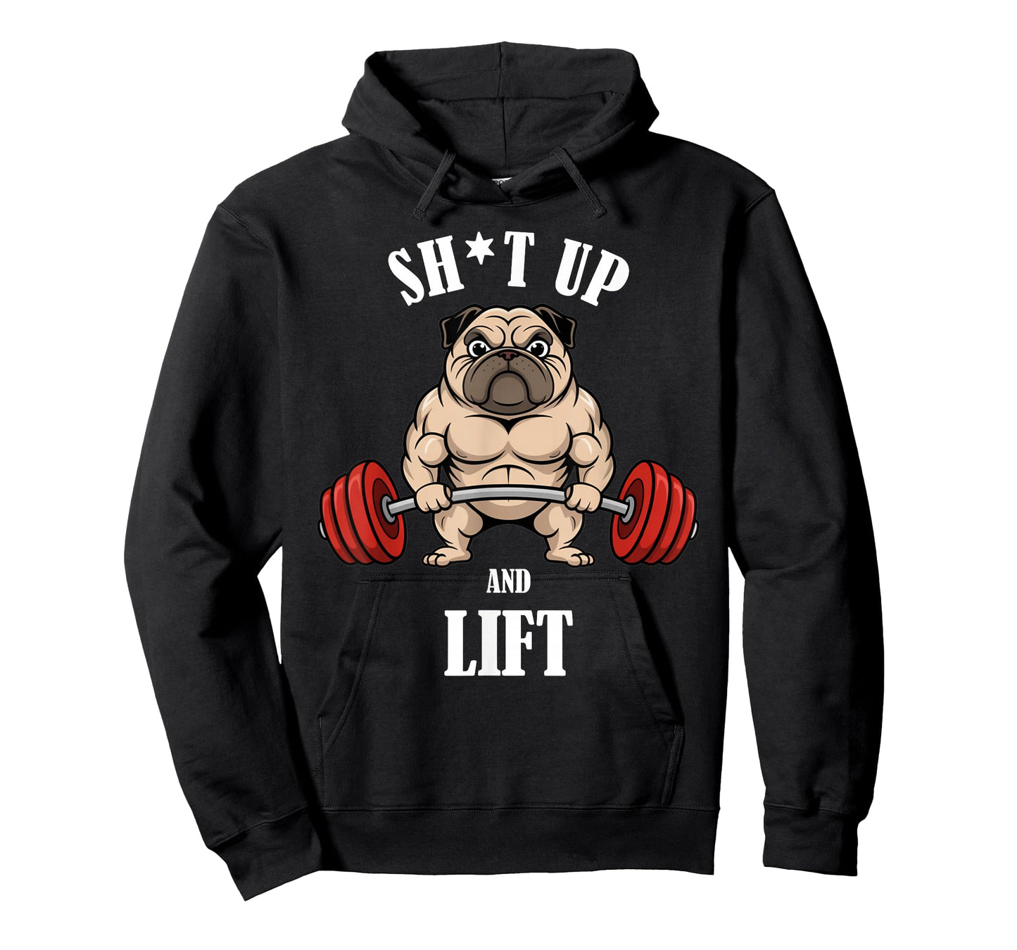 Pug Weightlifting Shirt Gym Fitness Pug T-Shirt