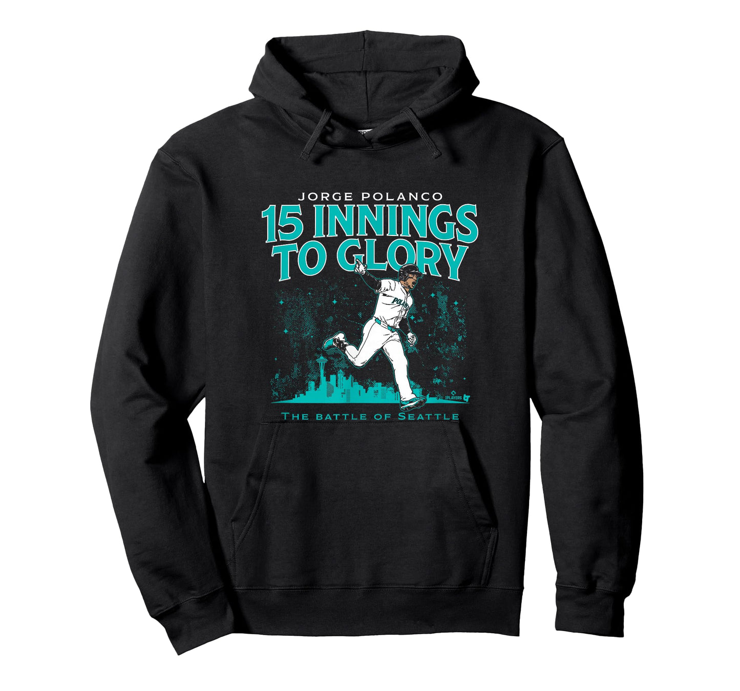 Jorge Polanco - 15 Innings to Glory - Seattle Baseball T-Shirt