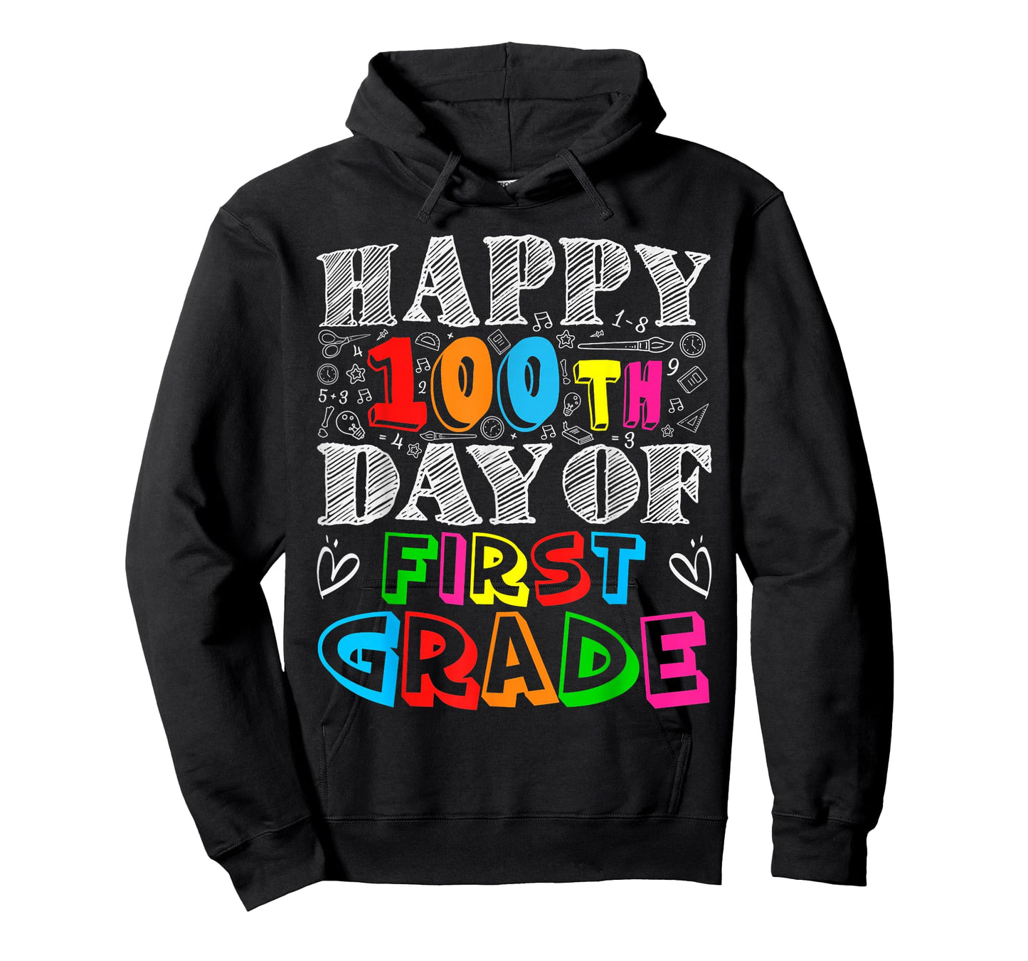 Happy 100th Day of 1st Grade Shirt Kids 100 Days of School T-Shirt