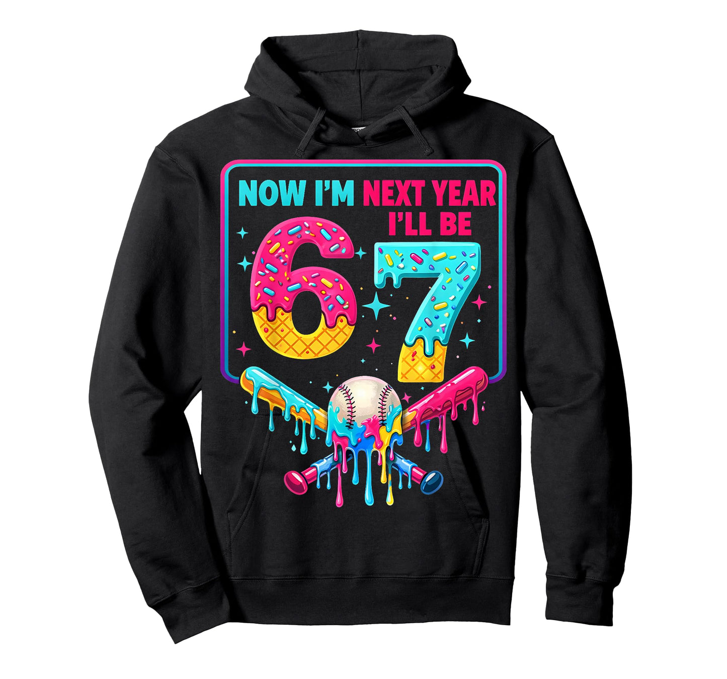 Now I'm 6 Next Year I'll Be 7 67 Birthday Gift for Boy Kid T-Shirt