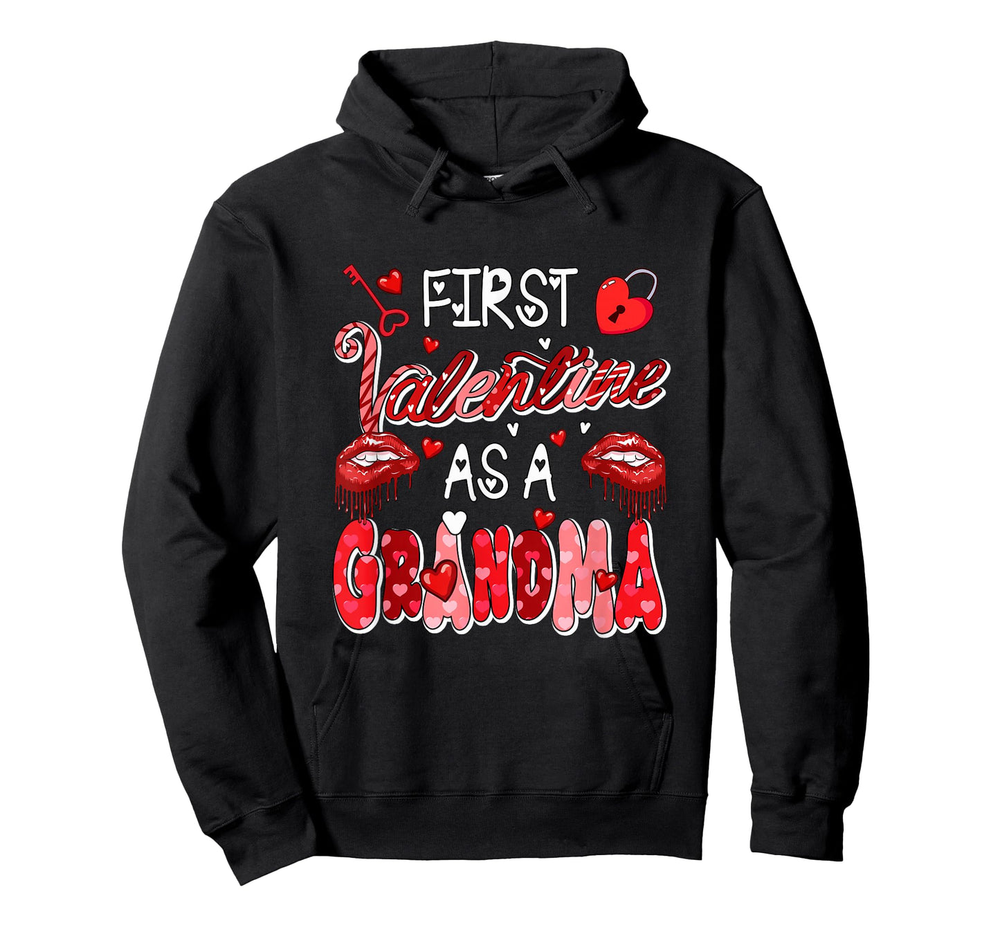 First Valentine As A Grandma Family Proud Expecting New Baby T-Shirt