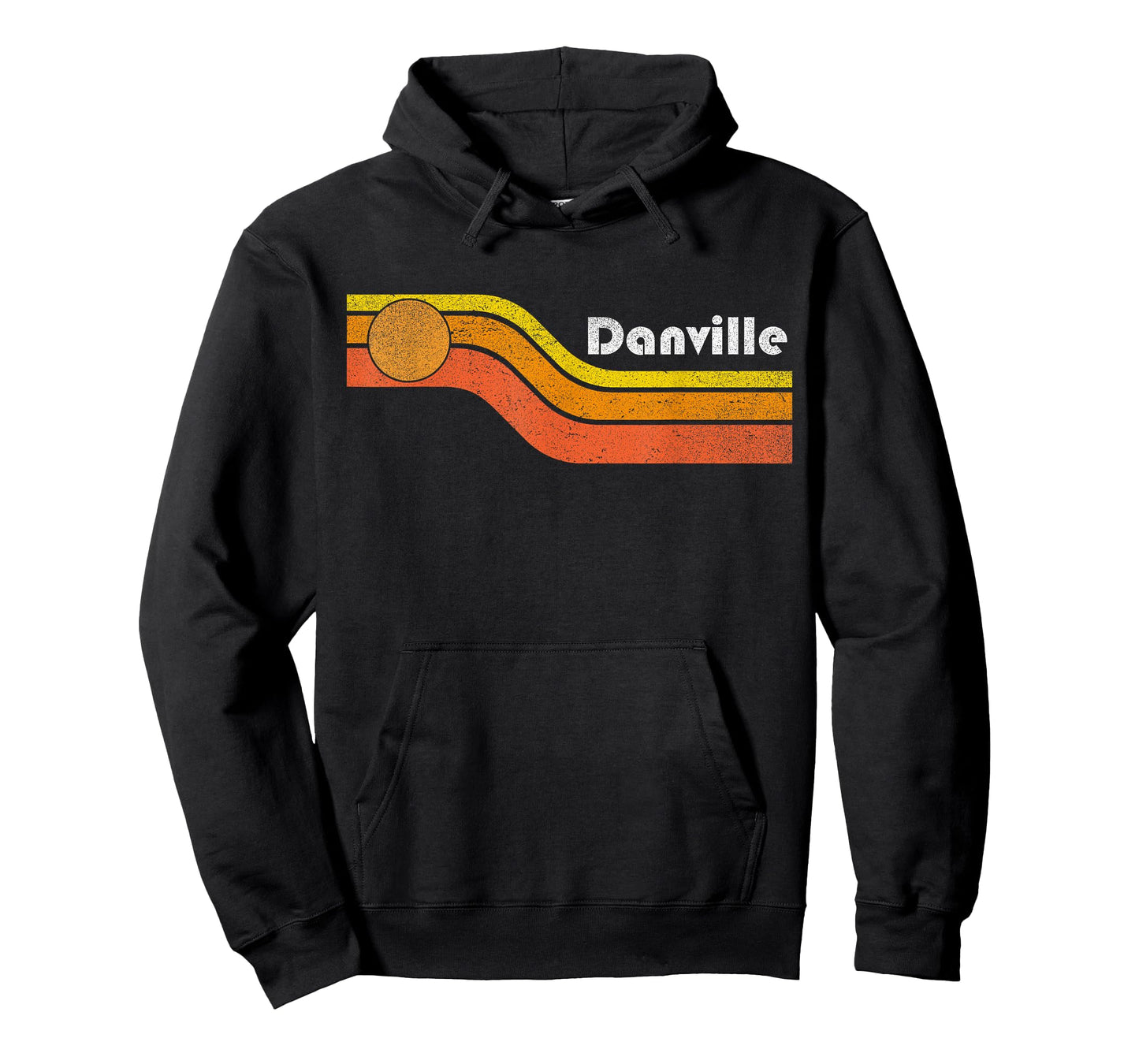 Danville - Vintage Men Women 70s 80s Graphic Cool Retro T-Shirt