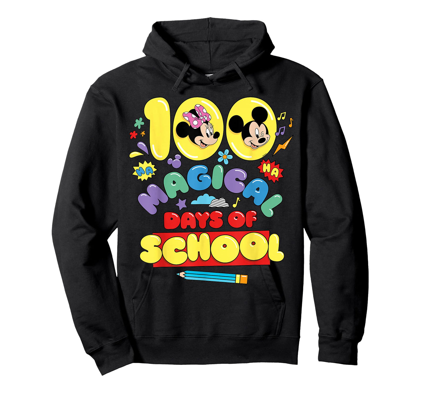 Disney Mickey & Minnie 100 Magical Days of School 100th Day T-Shirt
