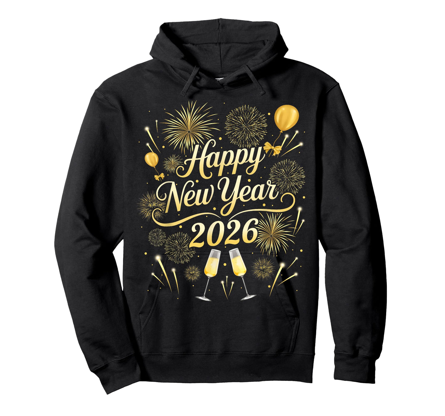 Happy New Year 2026 Funny New Years Eve Party Men Women Kid T-Shirt
