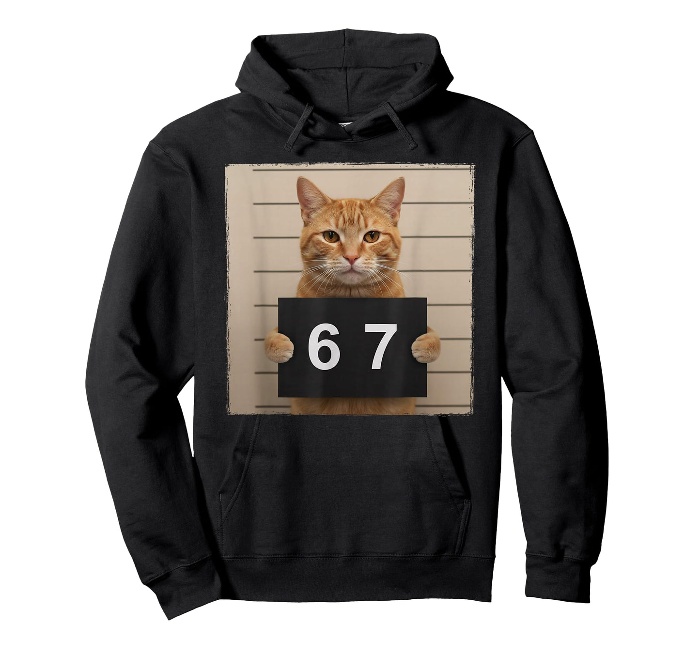 Funny Cat Mugshot Meme 67 Six Seven T-Shirt