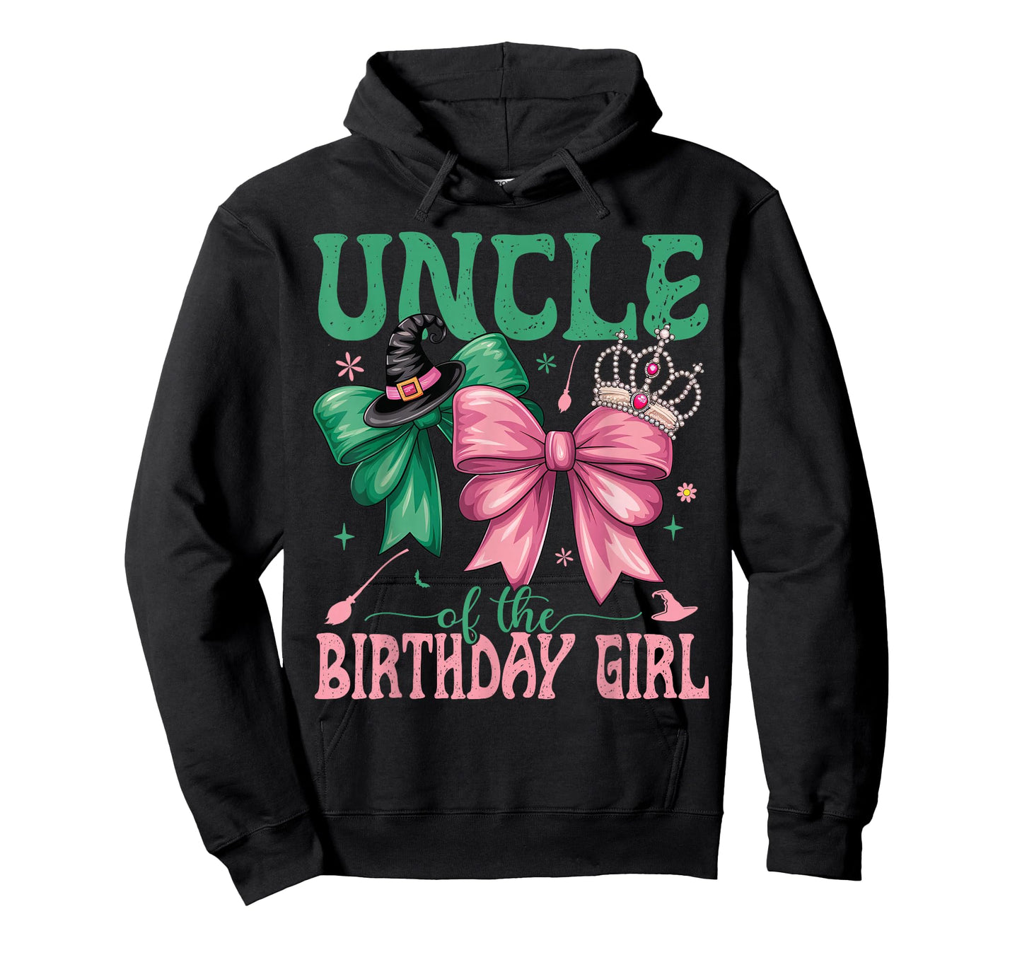 Uncle of The Birthday Girl Matching Witch Family Bday Part T-Shirt