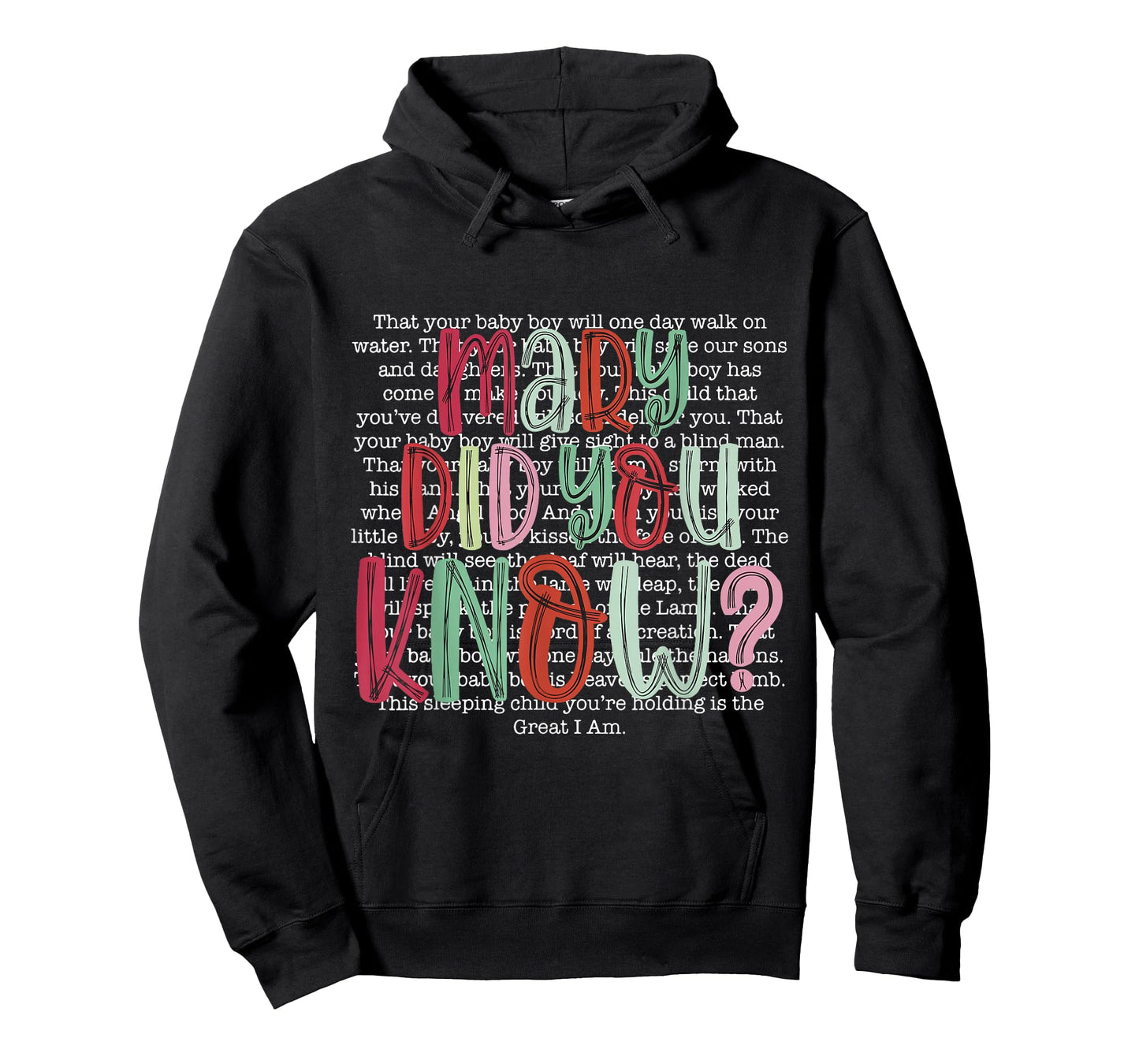 Mary Did You Know Christian Christmas Jesus Faith Men Women T-Shirt