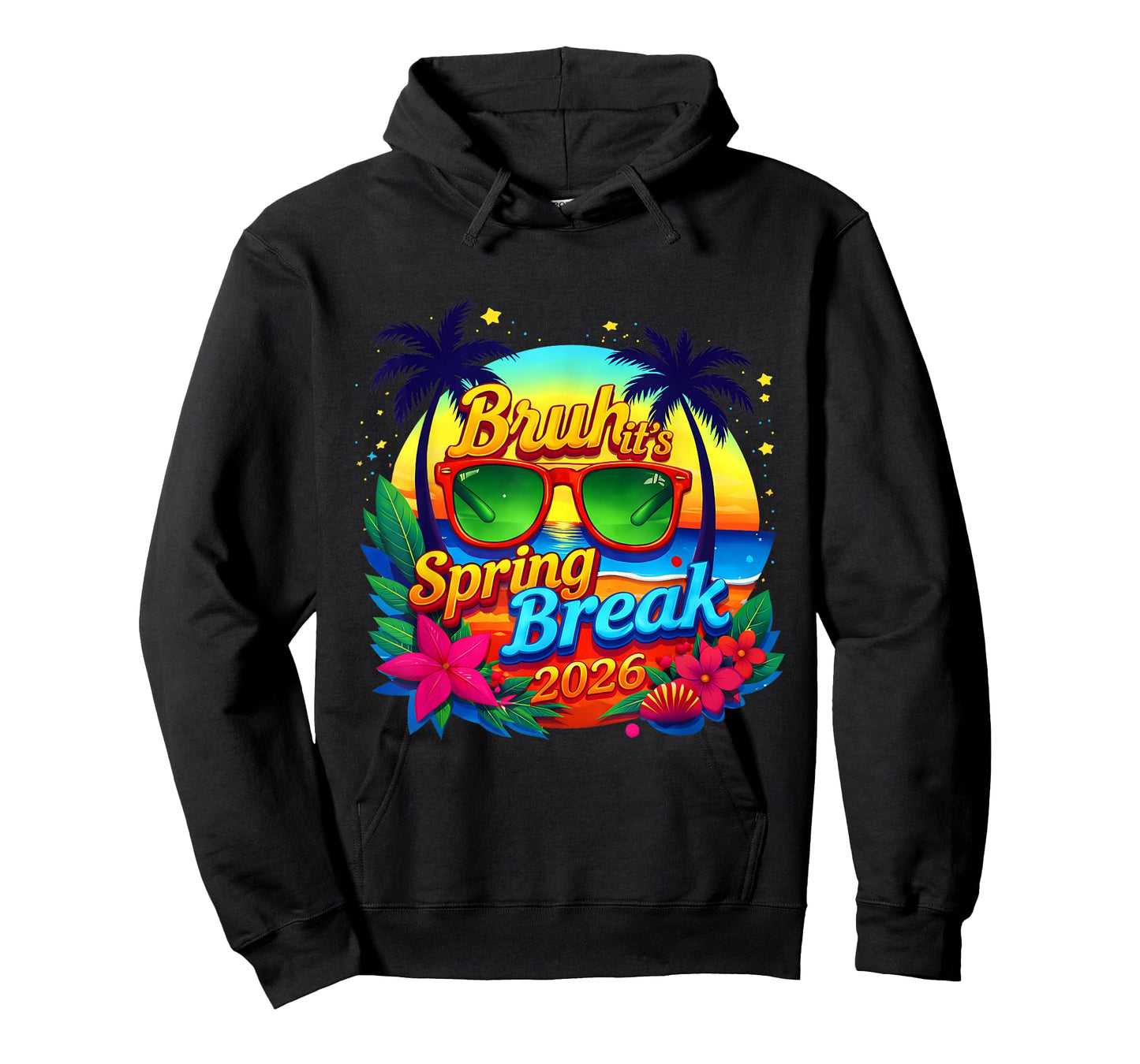 Bruh Spring Break 2026 Vacation Retro Vacation Spring Break T-Shirt