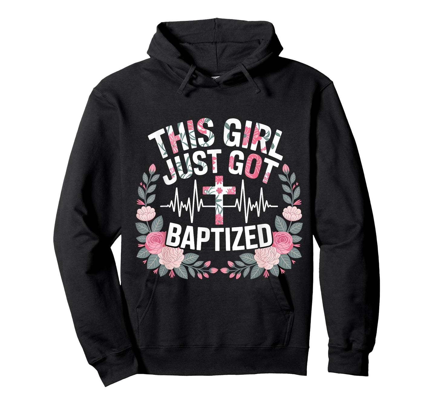 This Girl Just Got Baptized Christian Baptism Religious T-Shirt