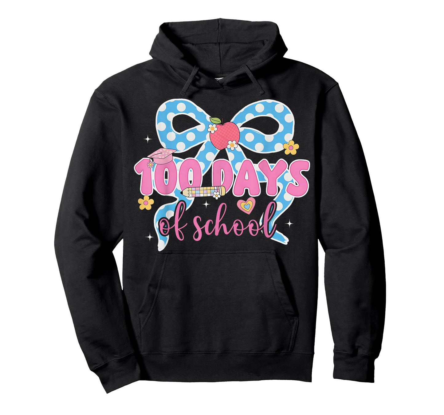 100th Day of School 100 Days Teacher Coquette Bow Girl Women T-Shirt