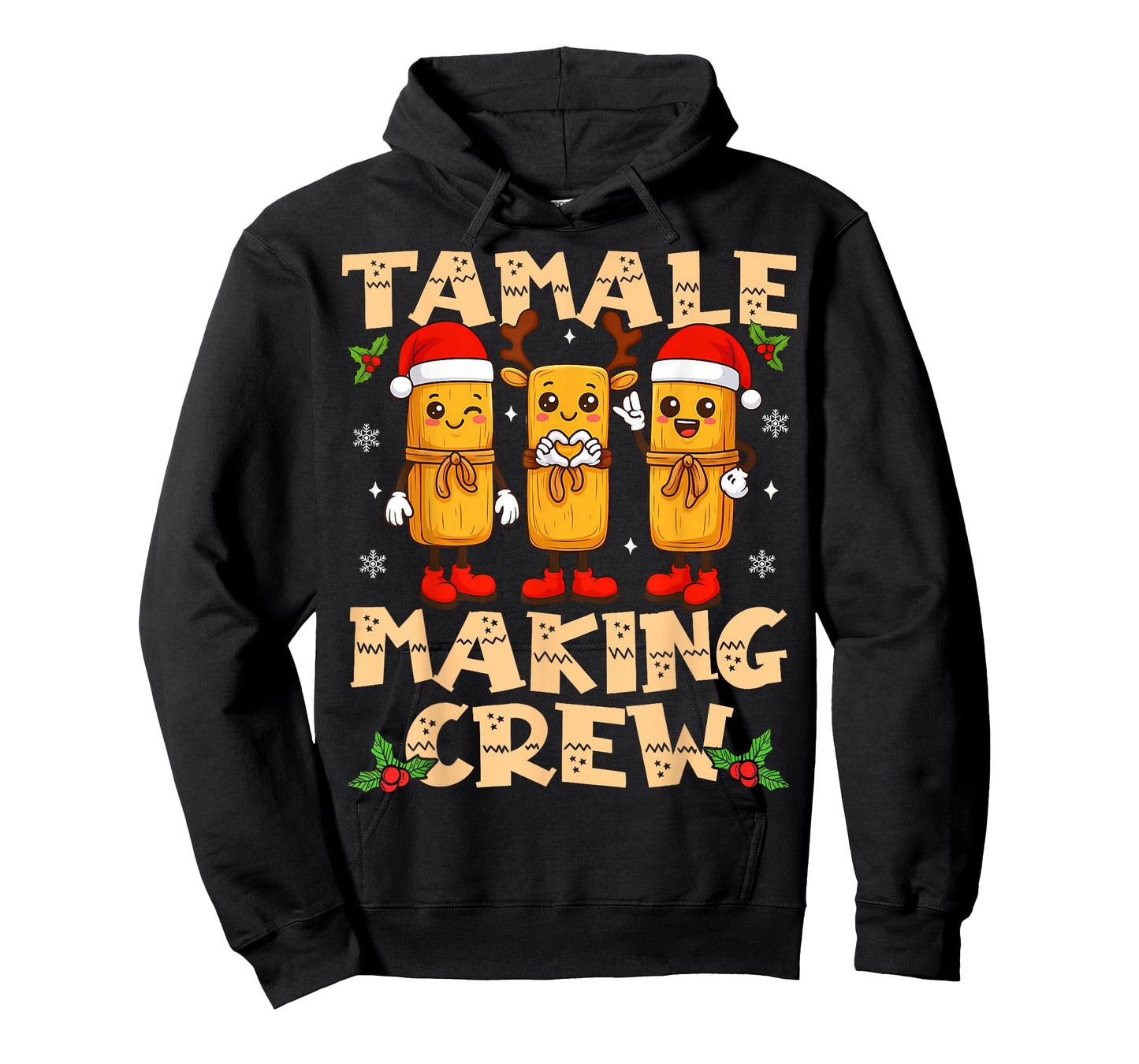 Tamale Making Crew Tamale Season Funny Mexican Christmas T-Shirt