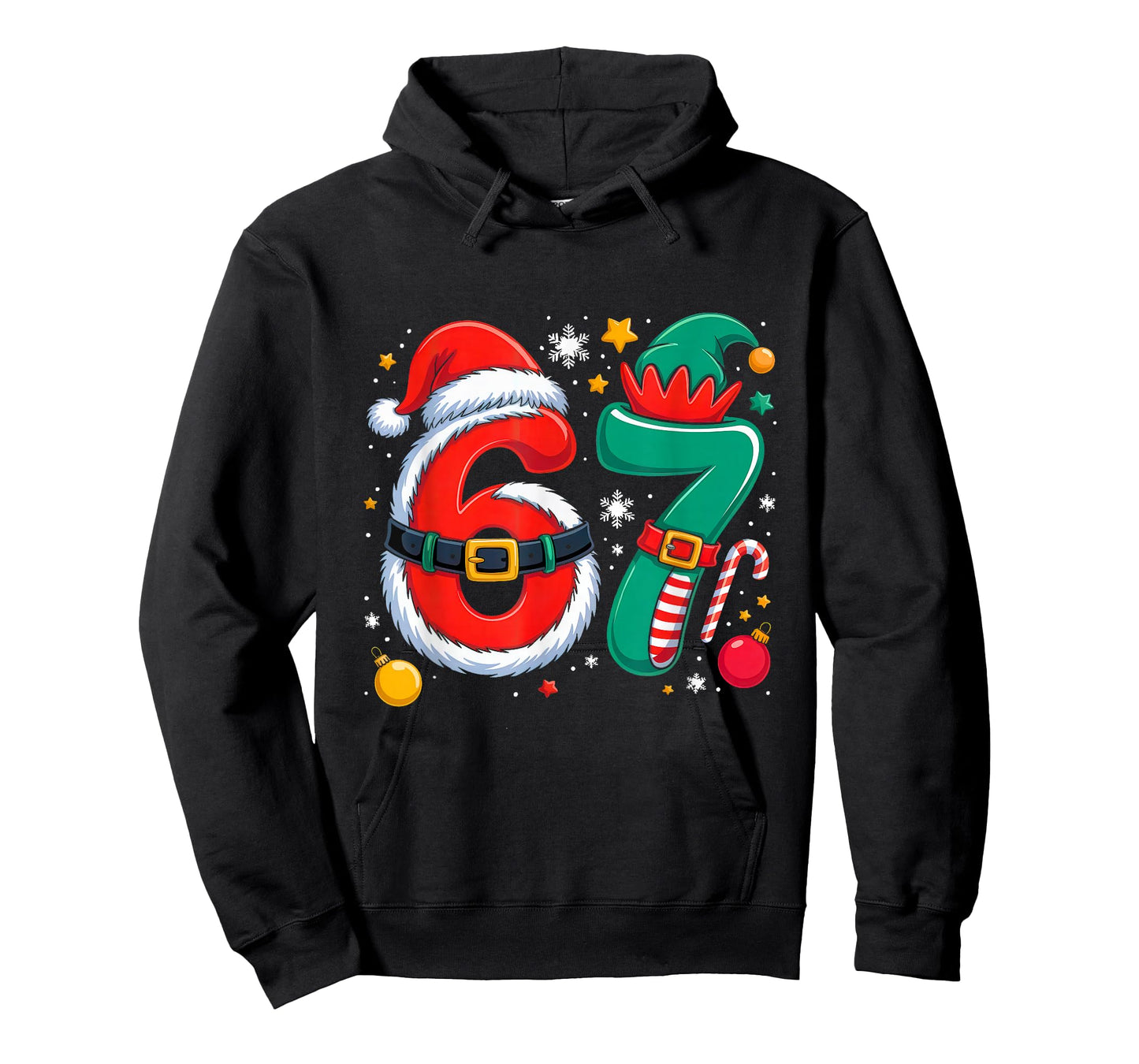 6 7 Christmas Six Seven Meme Pajamas Gen Alpha Slang T-Shirt