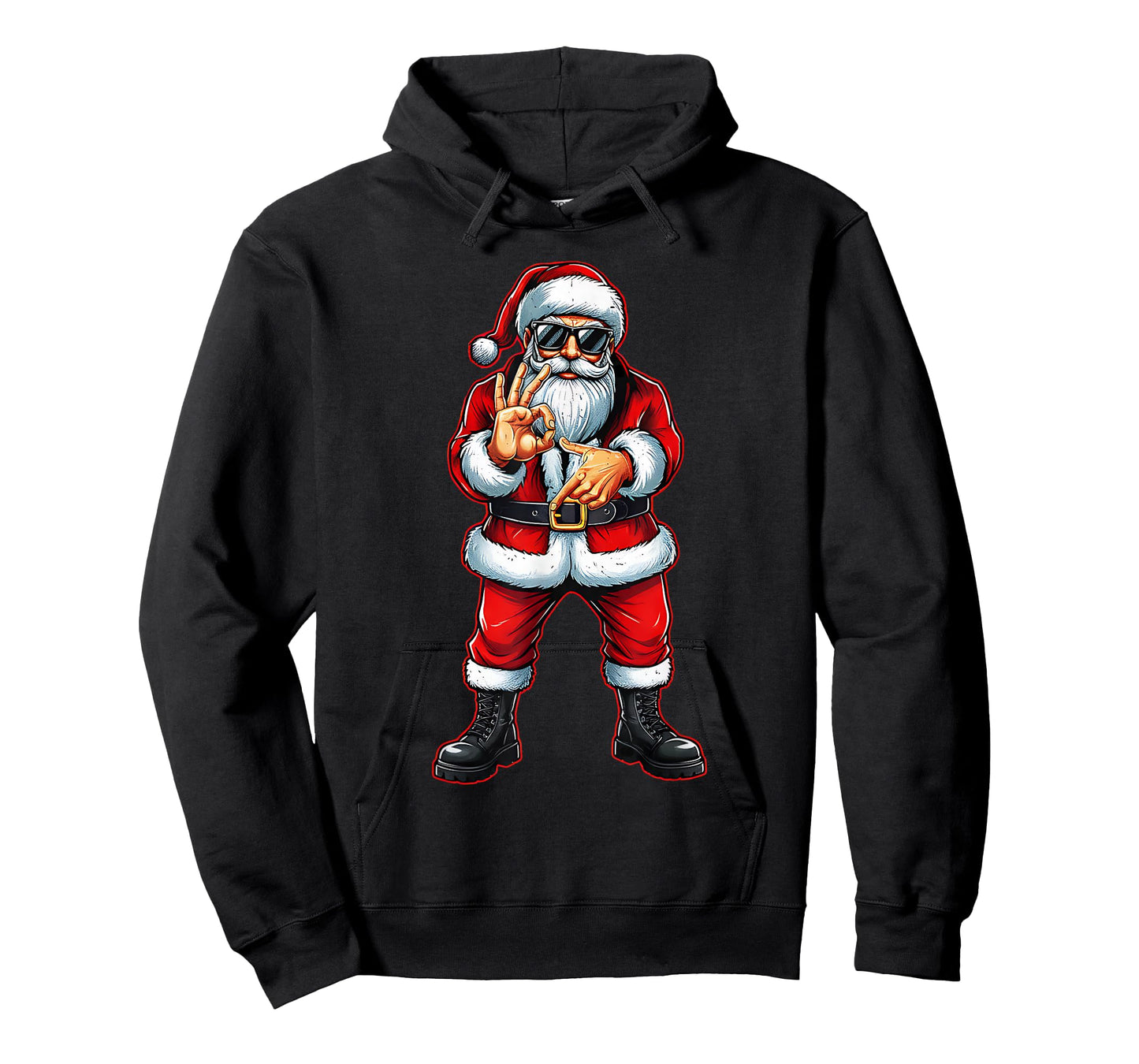 Funny Six Seven 6 7 Meme 67 Santa Christmas Men Boys Teen T-Shirt