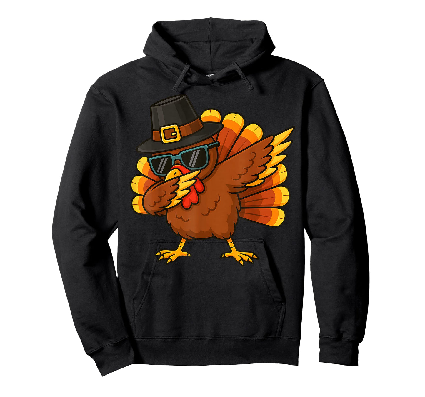 Thanksgiving Day Pilgrim Funny Dab Dabbing Turkey Boys Men T-Shirt