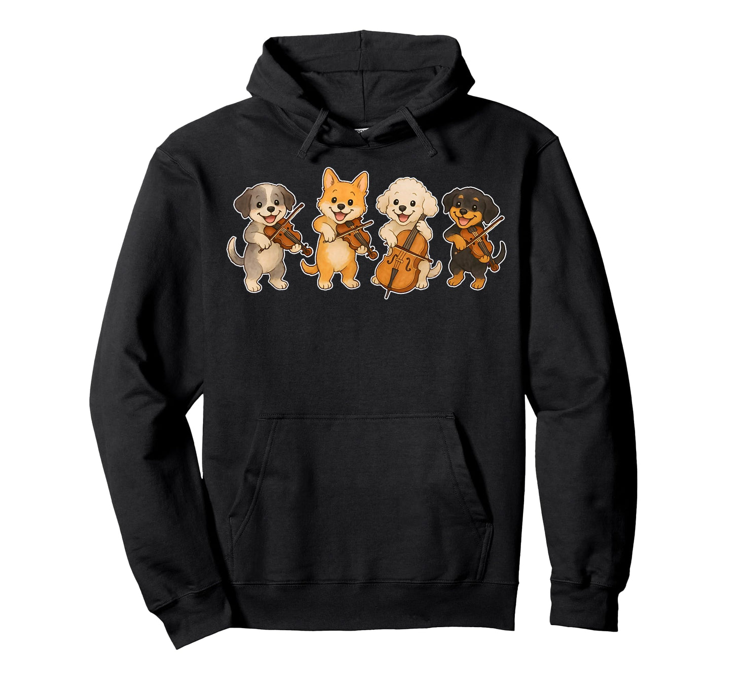 Classical Music Men Women Kids Funny Dog Musicians T-Shirt