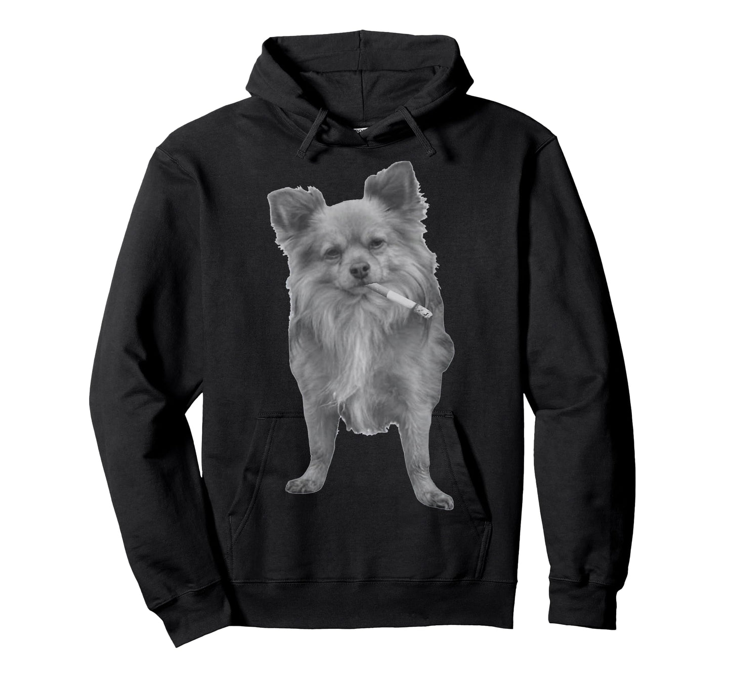 Funny Chihuahua Smoking Meme, Dog Lover Sarcastic Humor Tee T-Shirt