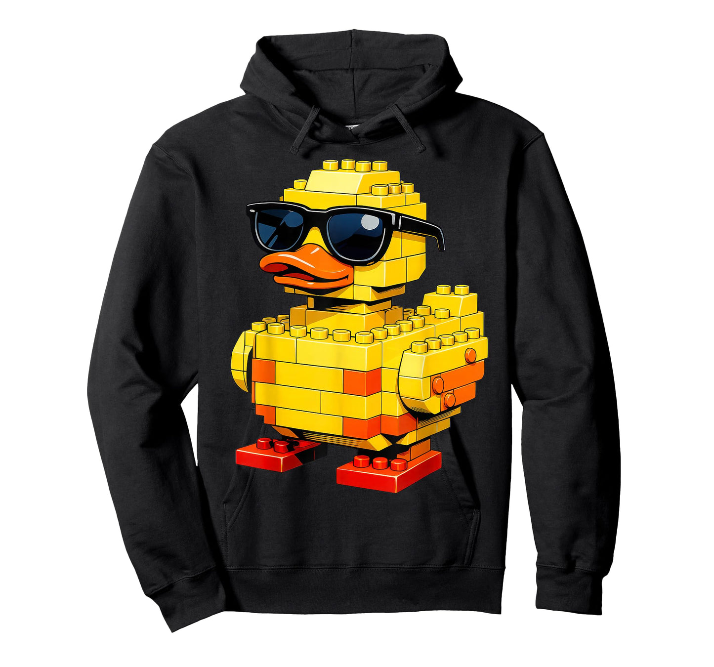Funny Duck Brick Master Builder Block Building Brick Builder T-Shirt