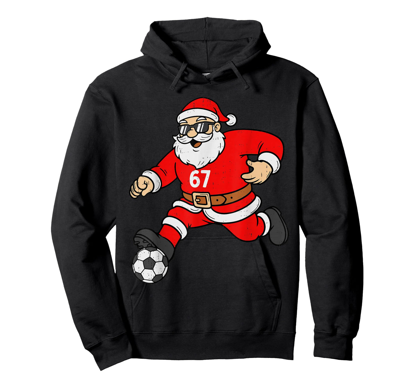 67 Soccer Santa Six Seven Meme Christmas Sport Men Boy Kid T-Shirt
