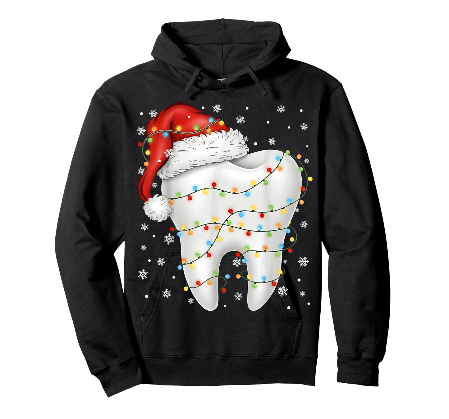Funny Dental Tooth Pjs Pajamas Christmas Xmas Men Women T-Shirt