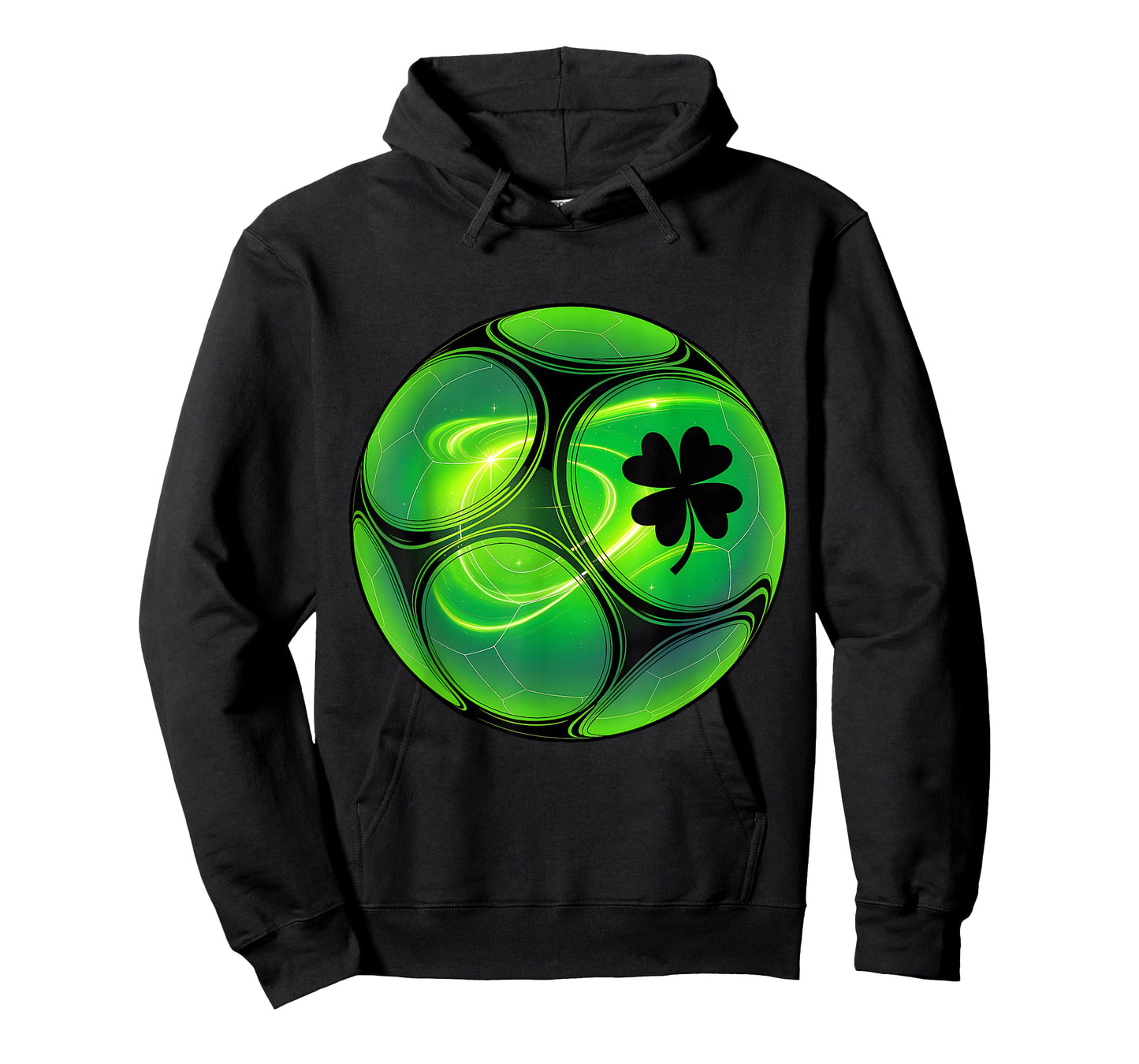 Soccer Shamrock Lucky Clover Irish St Patrick's Day Boys T-Shirt