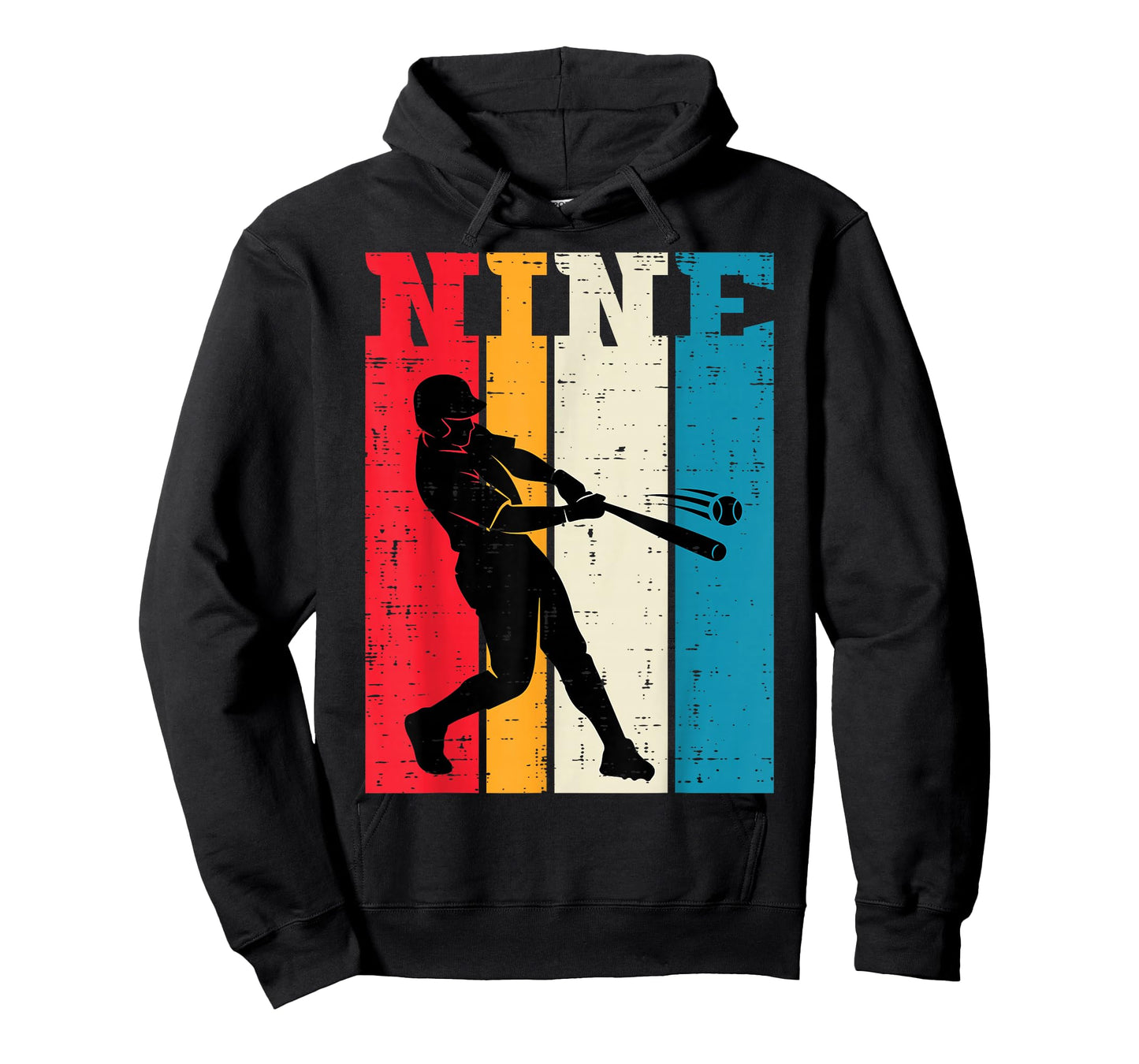 9th Birthday Nine Baseball Batter 9 Year Old Bday Boys Kids T-Shirt
