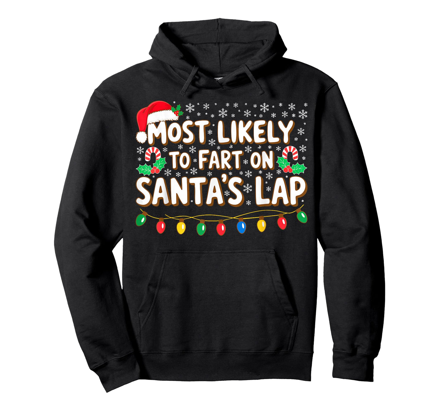 Most Likely to Fart On Santa's Lap Shirt Family Christmas T-Shirt