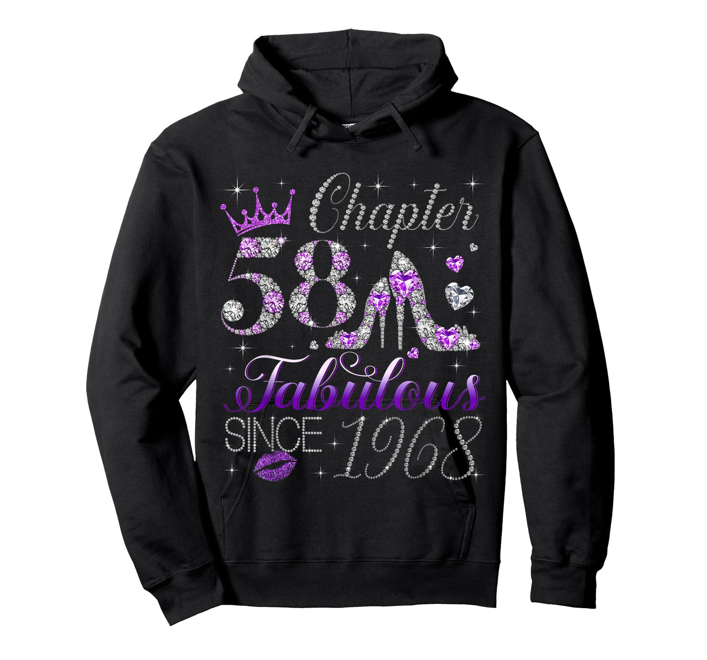 Chapter 58 Fabulous Since 1968 58Th Birthday Women Girls T-Shirt