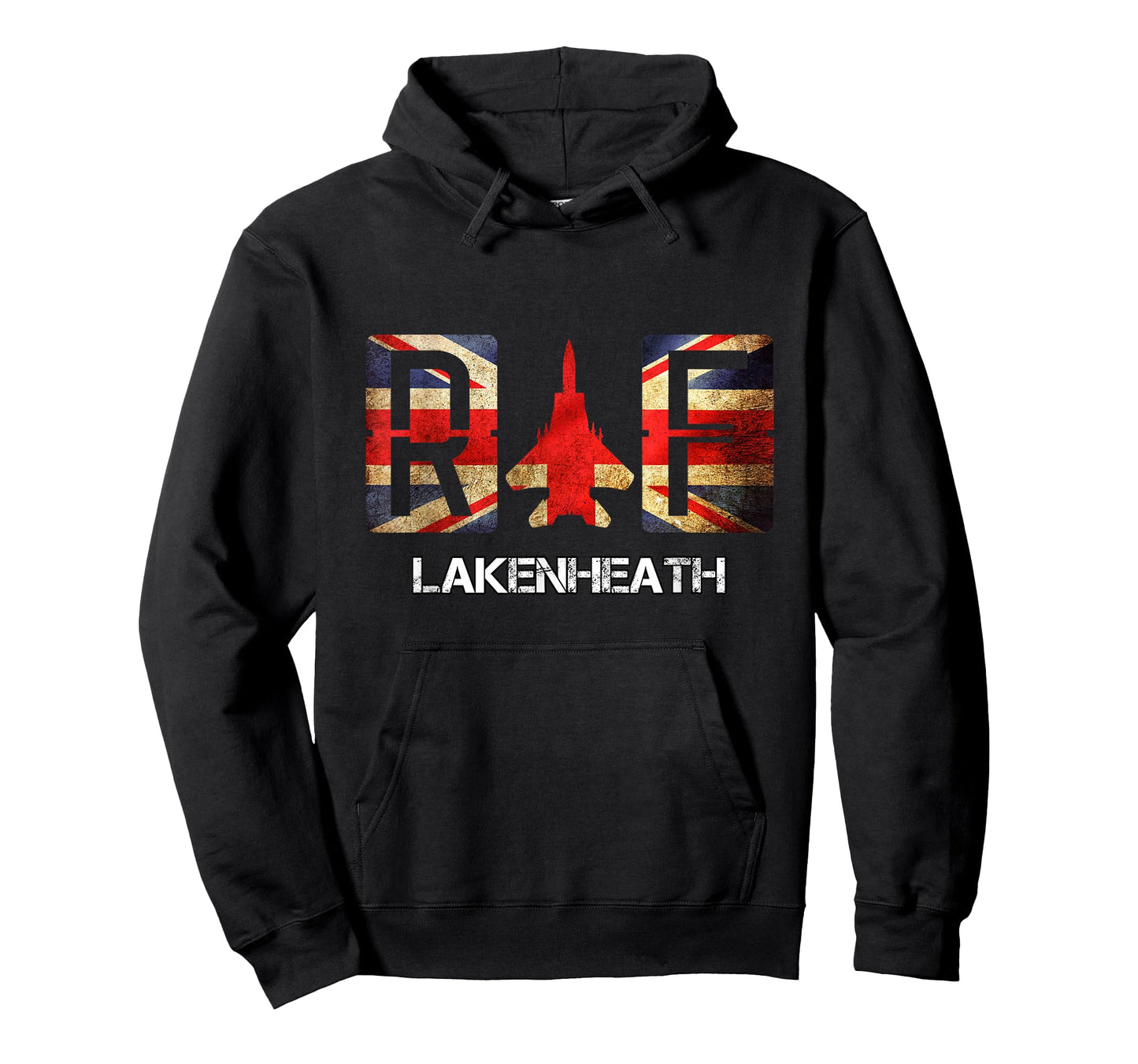 RAF Lakenheath England Airforce Vintage Distressed T-Shirt